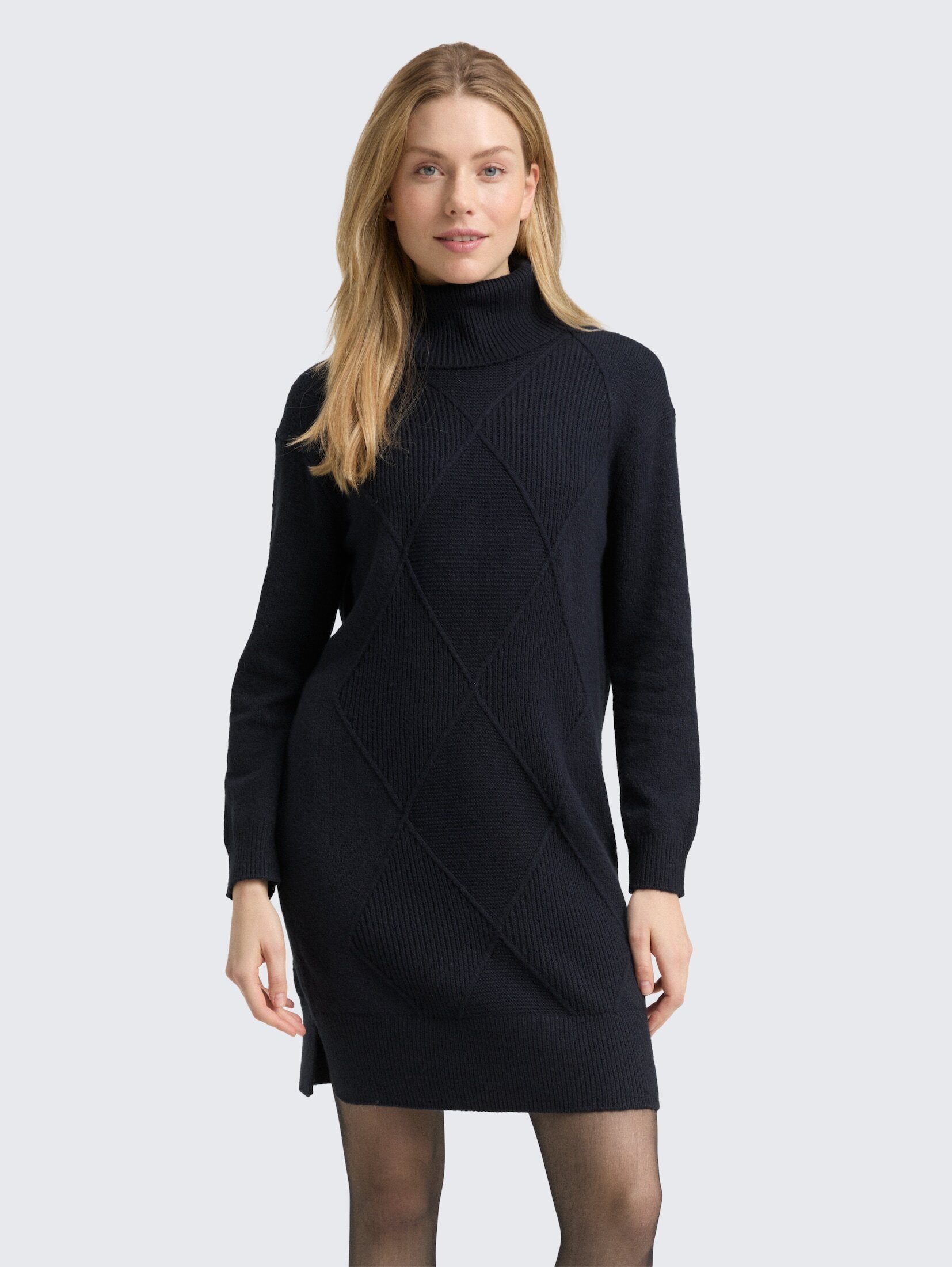 TOM TAILOR Sommerkleid Loose Fit Strickkleid Loose Fit Strickkleid
