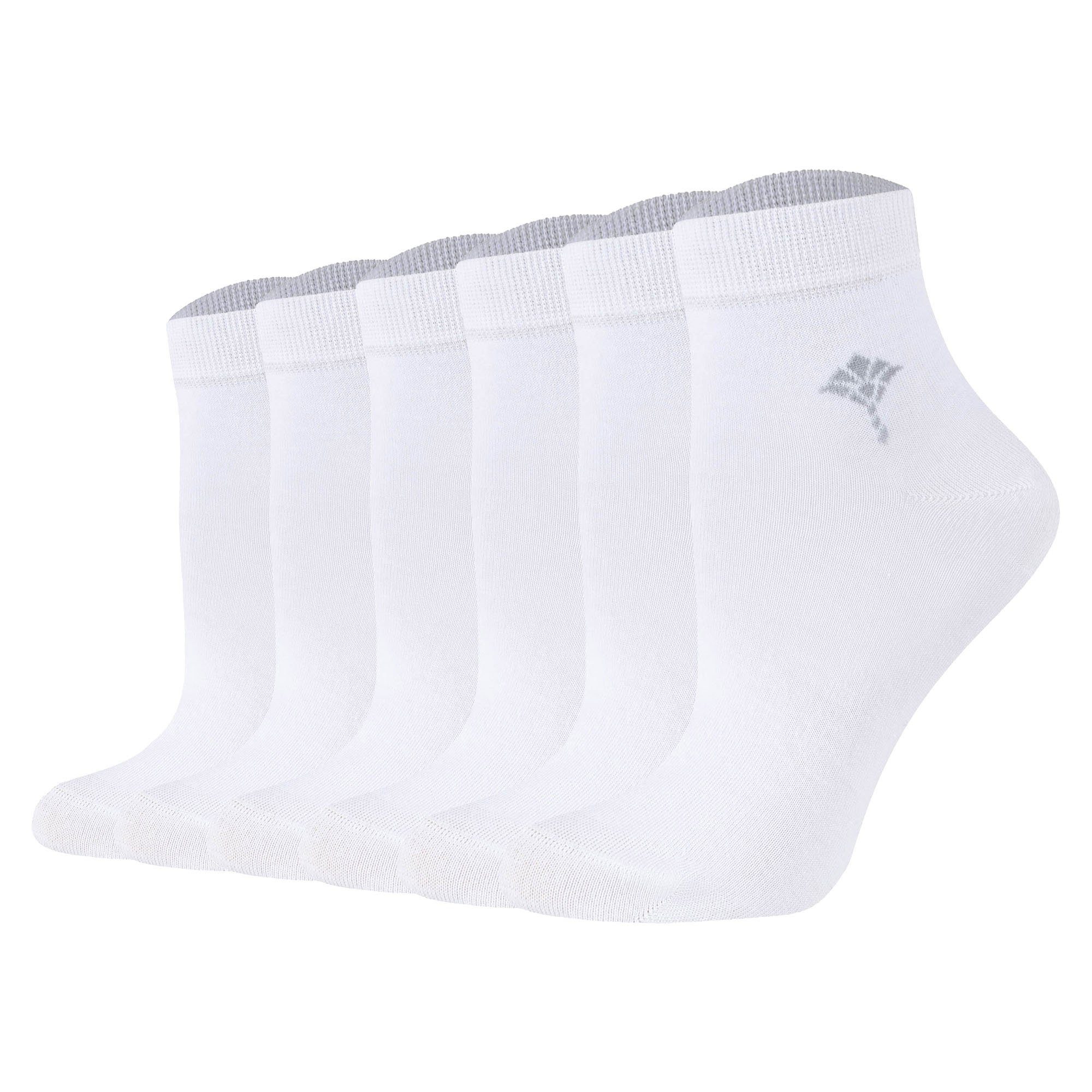 Sneakersocken Damen Socken 6er Pack Baumwolle