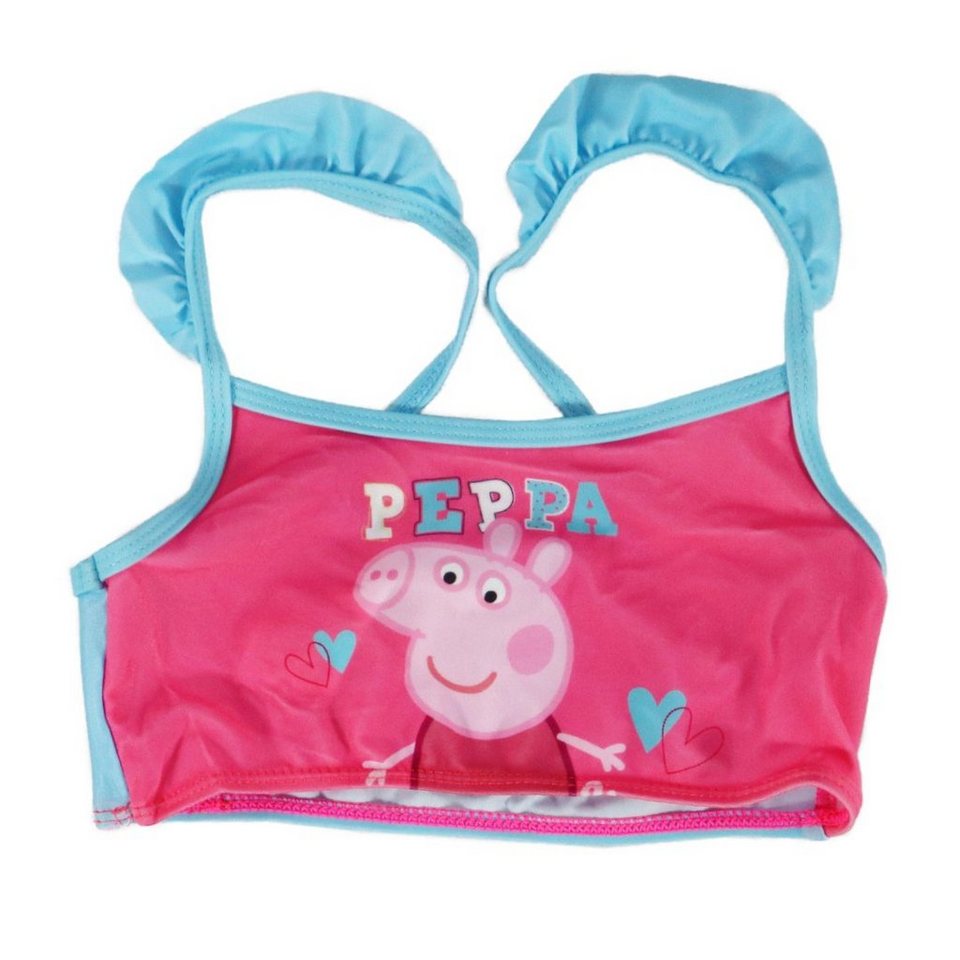 Peppa Pig Badeanzug Peppa Wutz Kinder Mädchen Bademode Bikini Gr. 92 bis 110