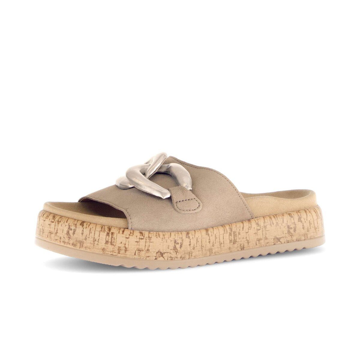 Gabor Pantolette Materialmix Leder Pantolette günstig online kaufen