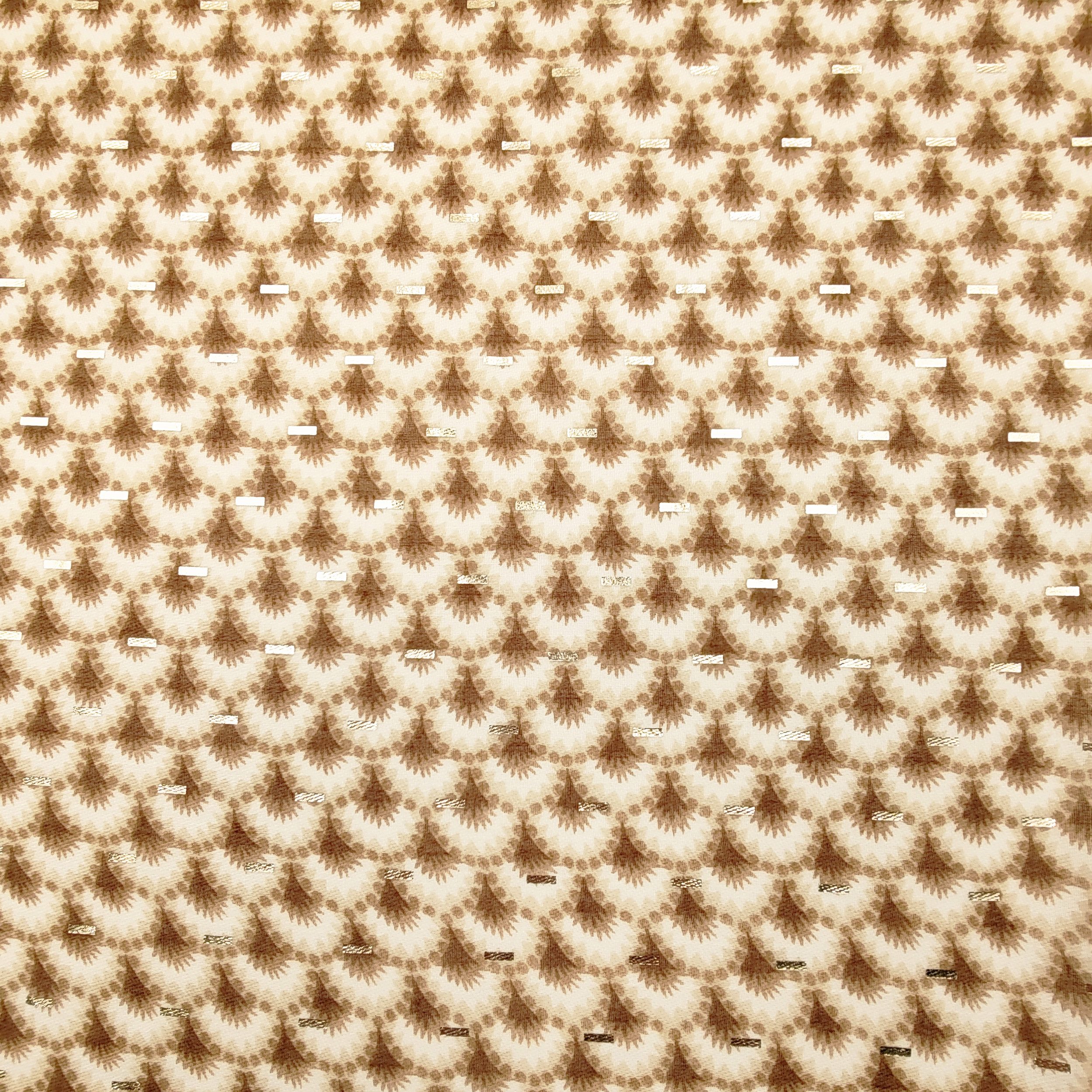Cassandra Accessoires Schal "Shelley", edler Goldprint kombiniert mit zeitl günstig online kaufen