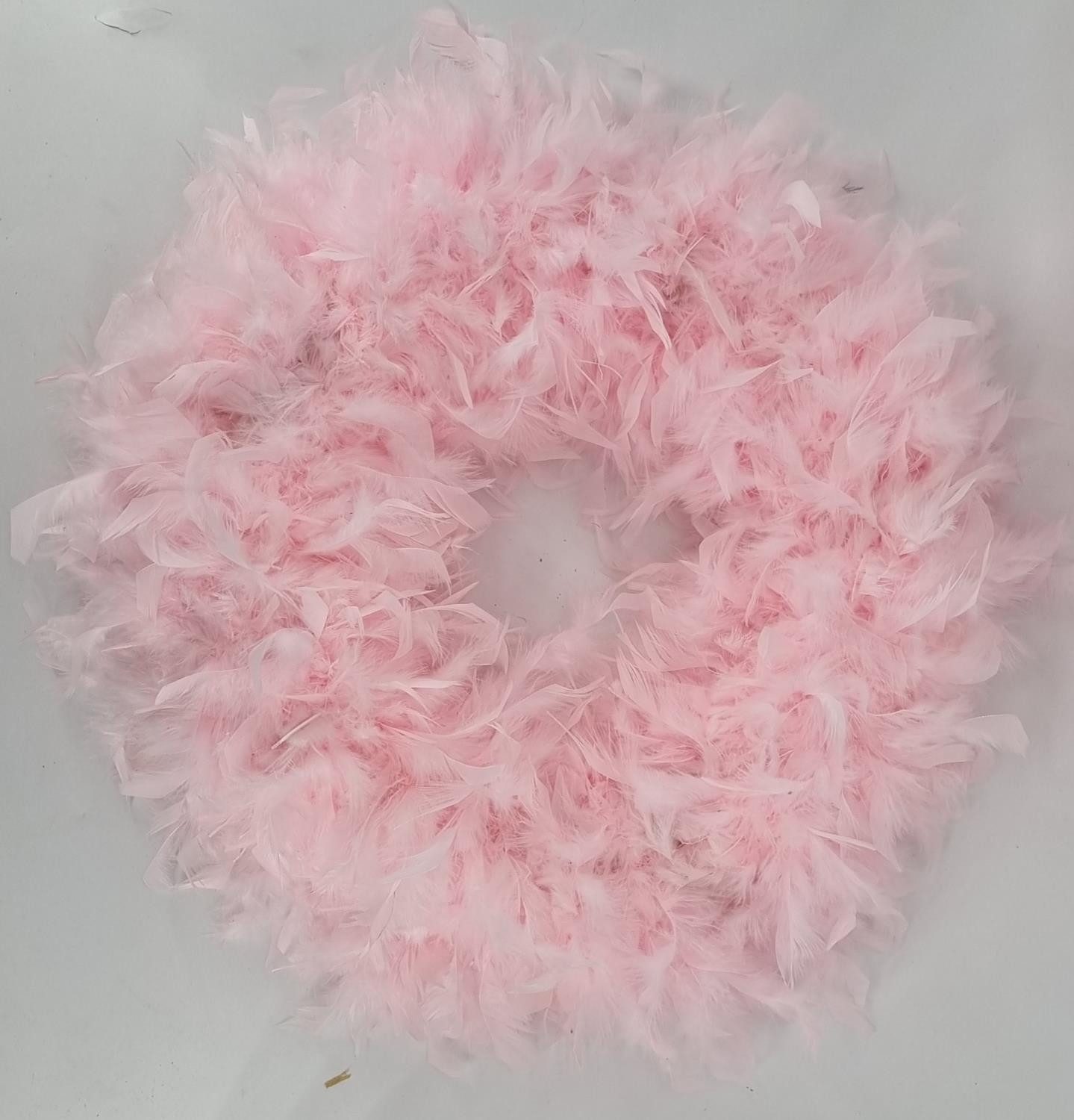 CreaFlor Home Dekokranz Federn, Handgefertigt