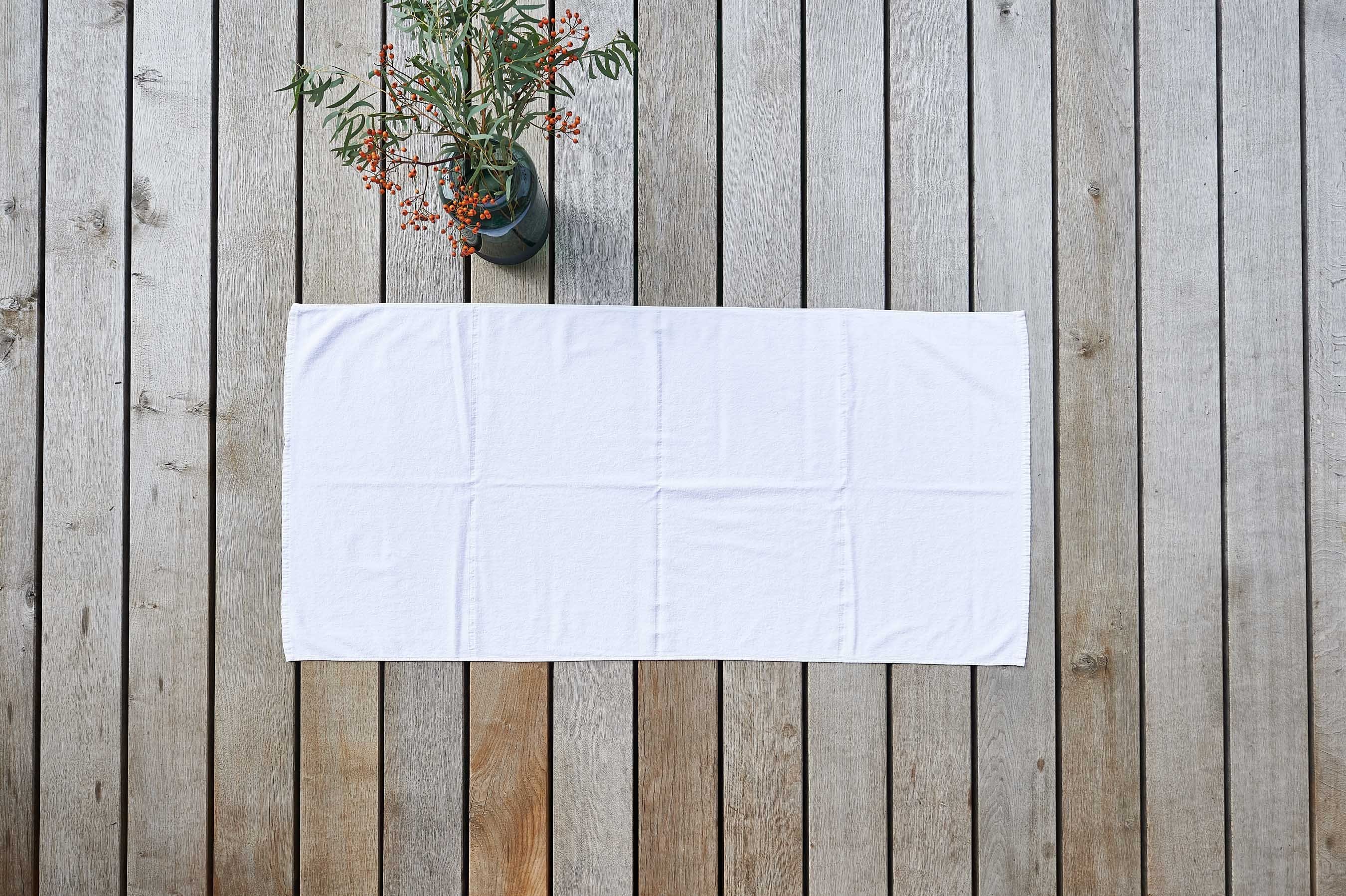 lavie Handtücher Tilda, Handtücher aus 100% Bio-Baumwolle weiß