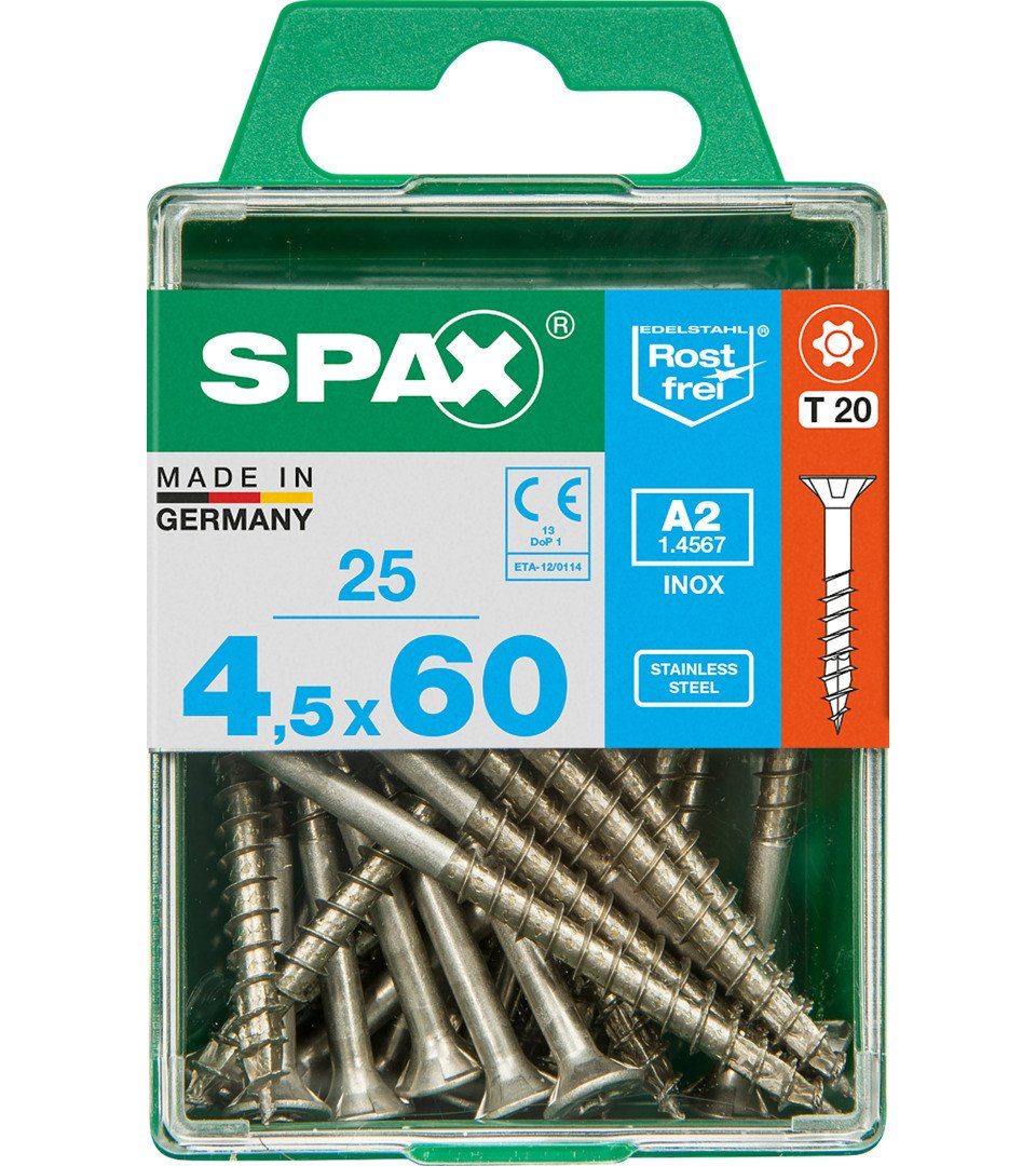 SPAX Holzbauschraube Spax Universalschrauben 4.5 x 60 mm TX 20 - 25