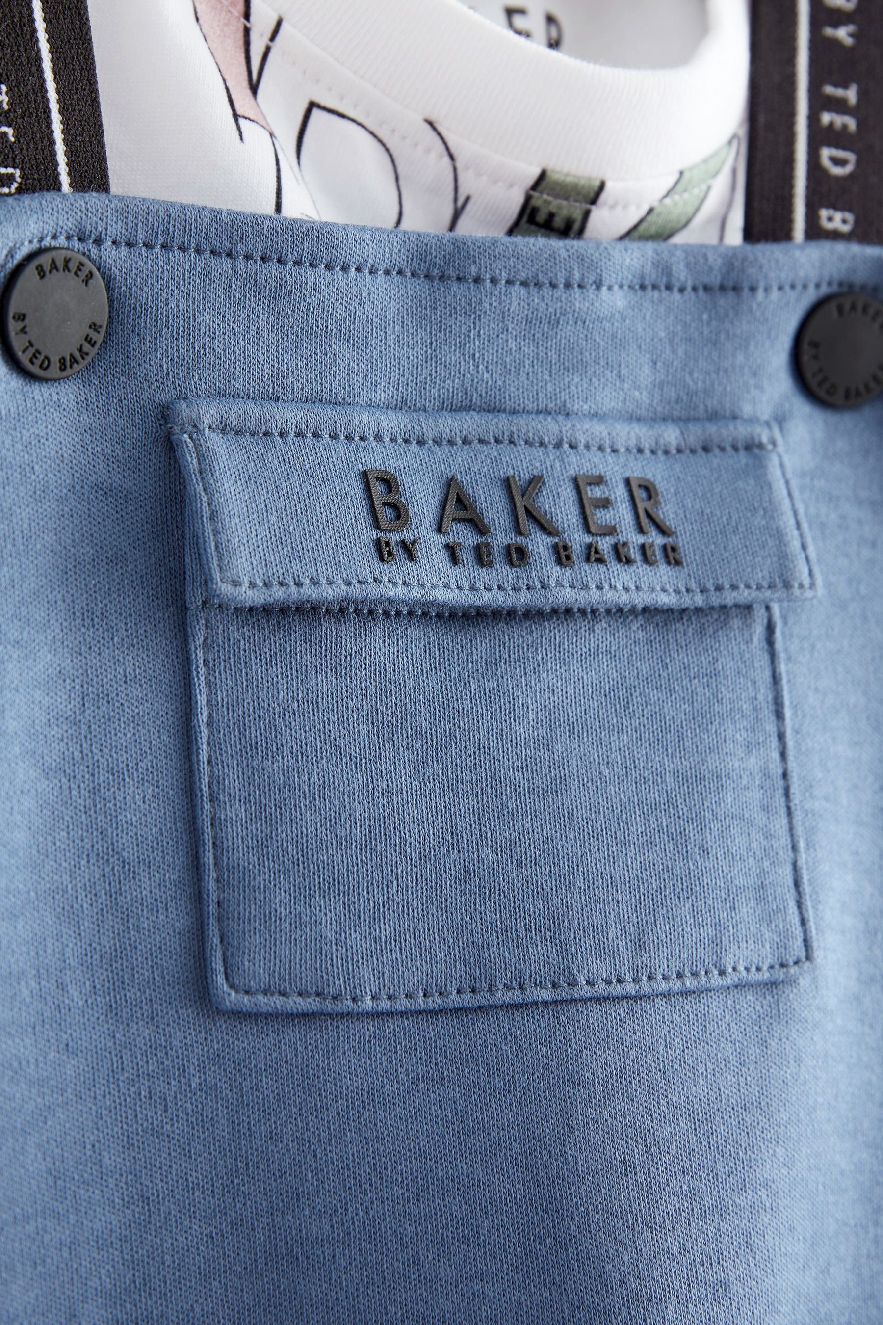 Baker & Hose (2-tlg) Baker Set und Ted T-Shirt by Latzhose Baker Shirt im Blue Ted Baker by
