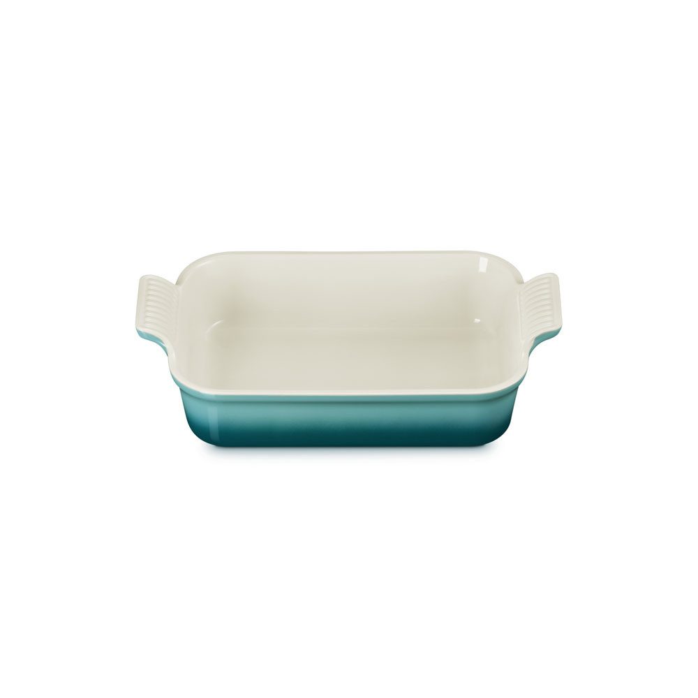 LE CREUSET Auflaufform LeCreuset Auflaufform rechteckig 26cm Tradition, Auswahl Blue Riviera, Steinzeug