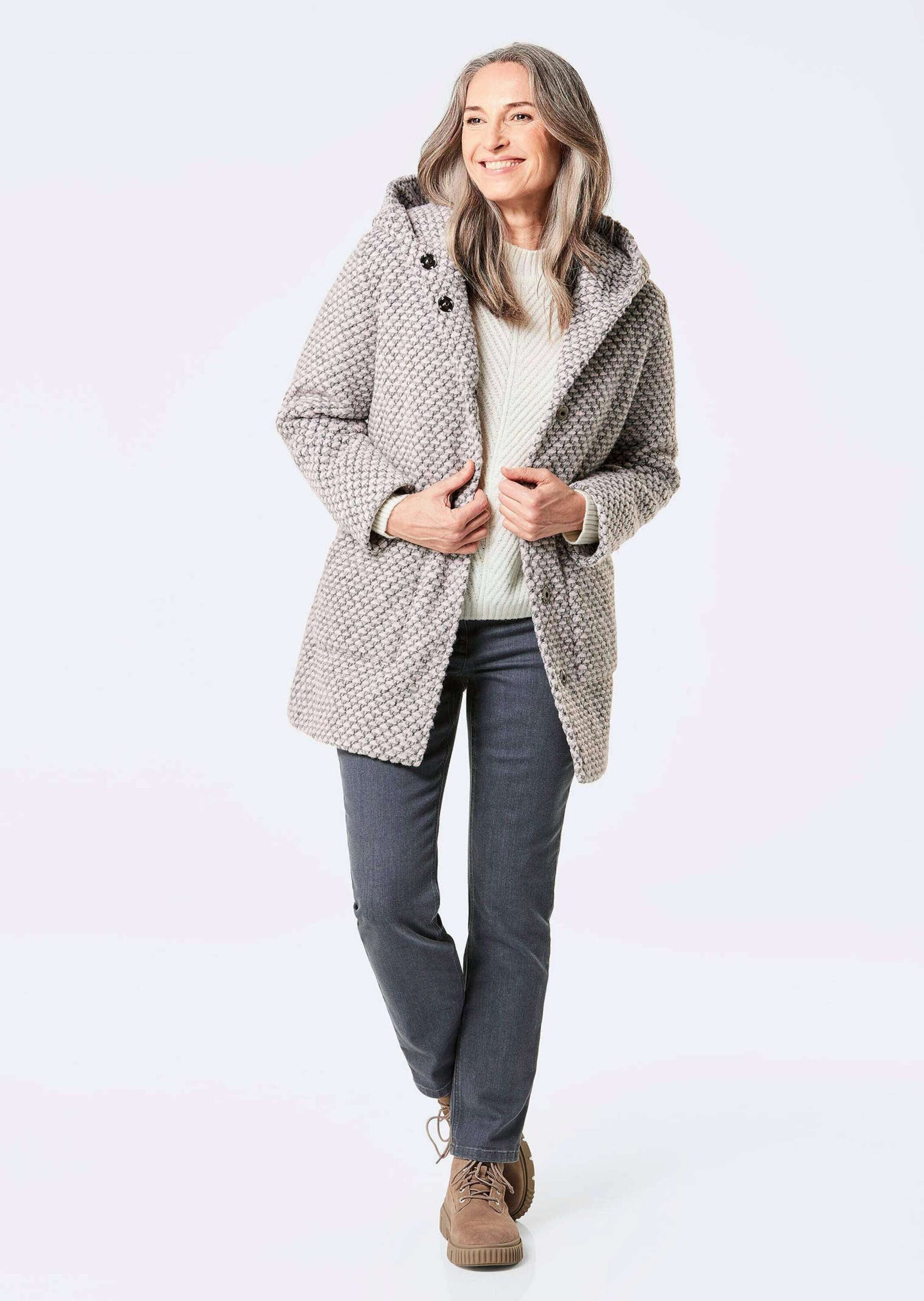 GOLDNER Jerseyblazer Kurzgröße: Mantel günstig online kaufen