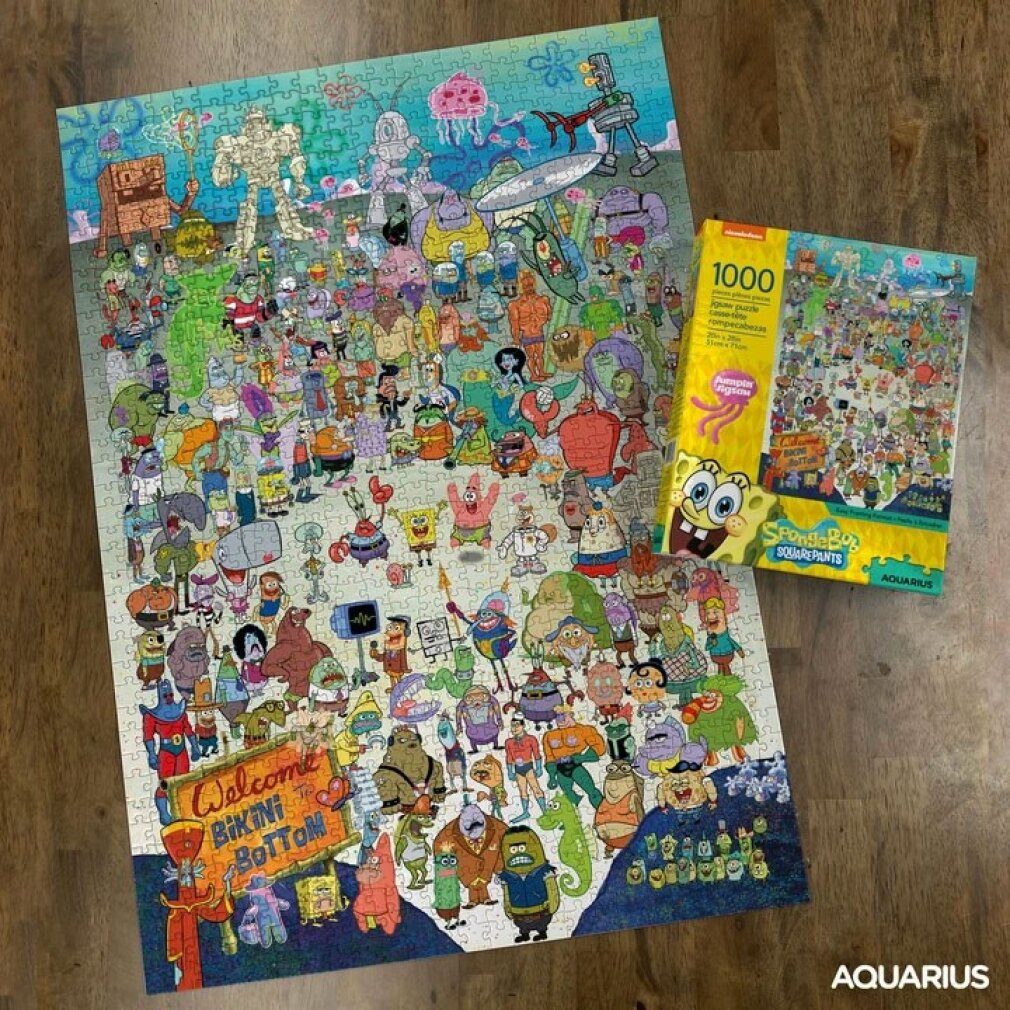 Aquarius Spiel SpongeBob Puzzle Cast (1000 Teile)
