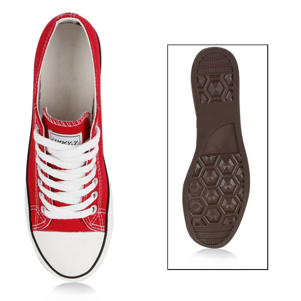 VAN HILL 1616339 HO CB09 Herren Sneaker Red 39 Sneaker Herren Sneakers Sportschuhe Stoffschuhe Schnürer