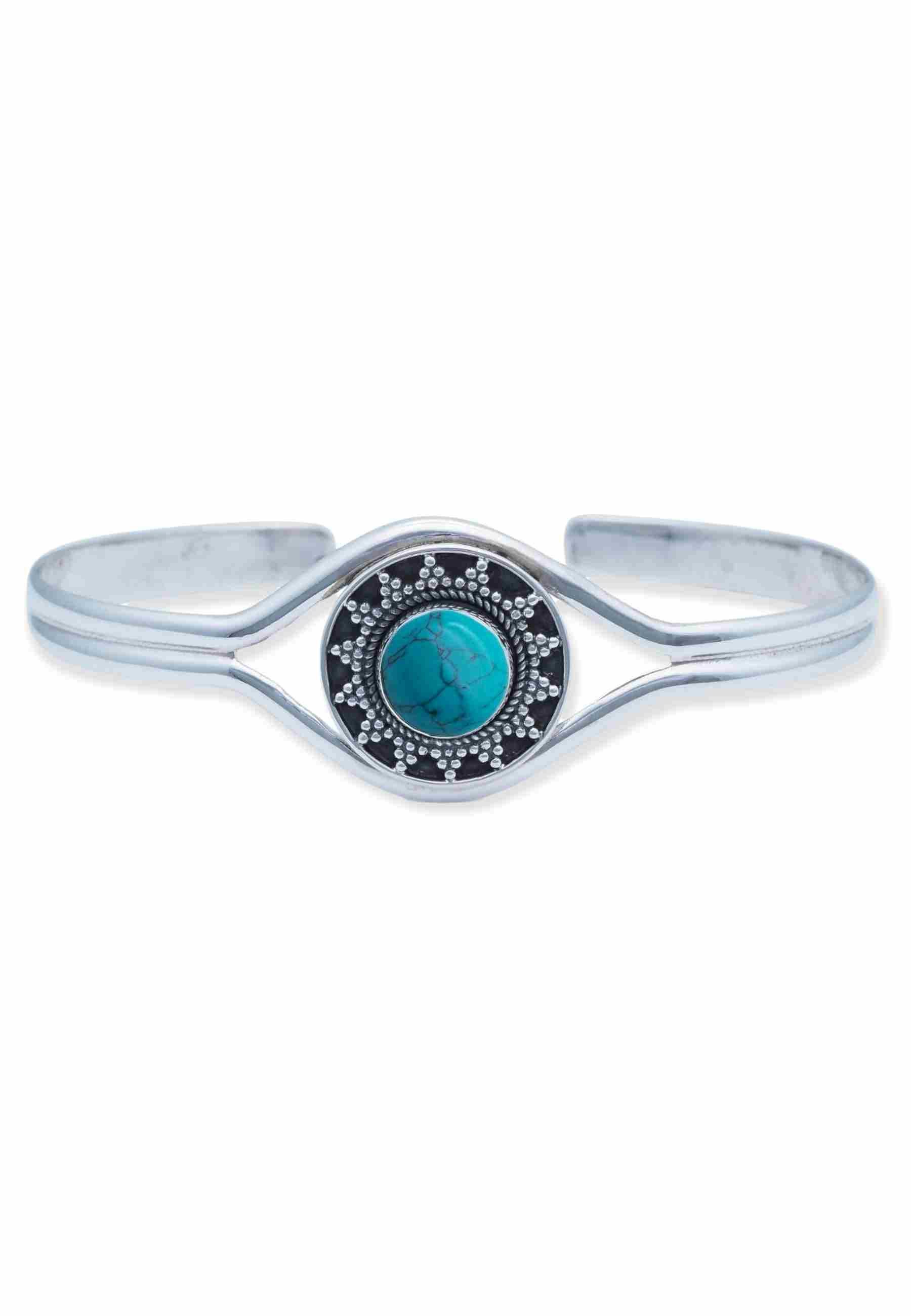 Silberarmband SARY aus 925 Silber mit Türkis