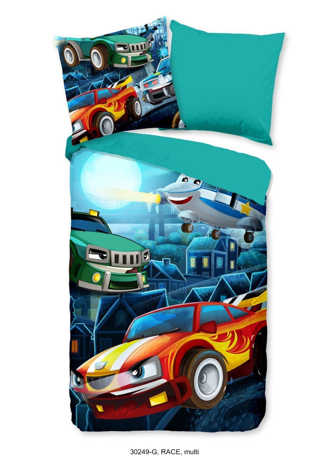 good morning Kinderbettwäsche RACE Bettwäsche-Set, Renforcé, günstig online kaufen