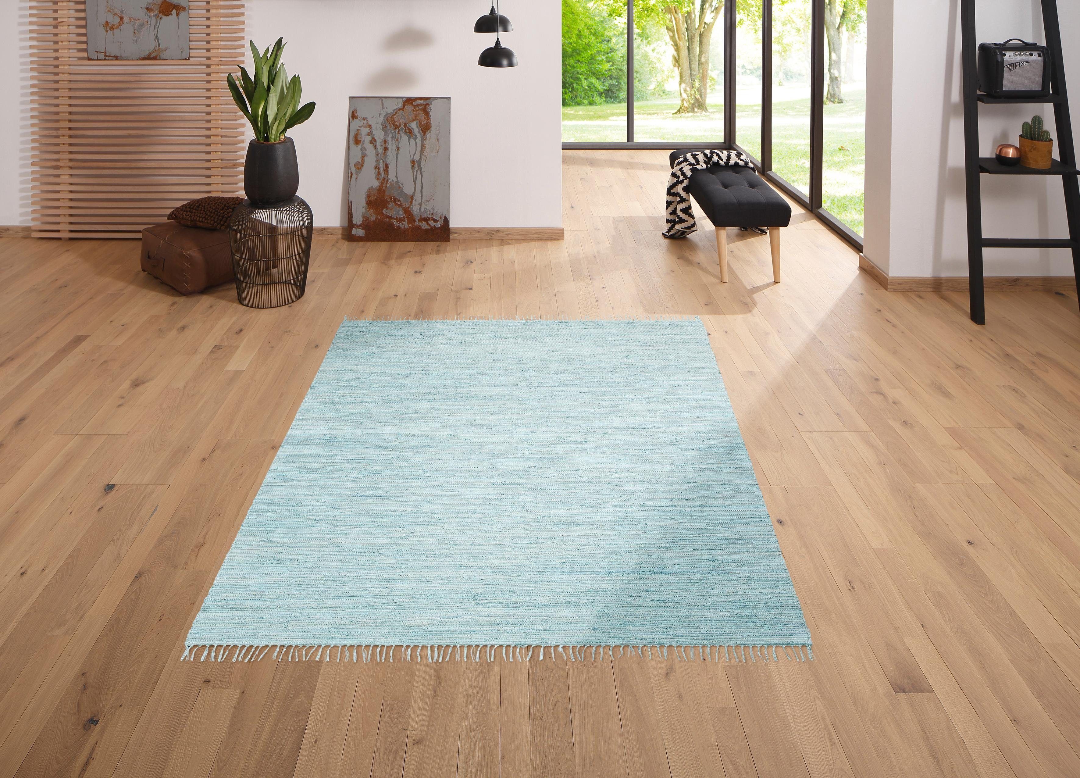 my home Teppich Ares, rechteckig, Höhe: günstig online kaufen