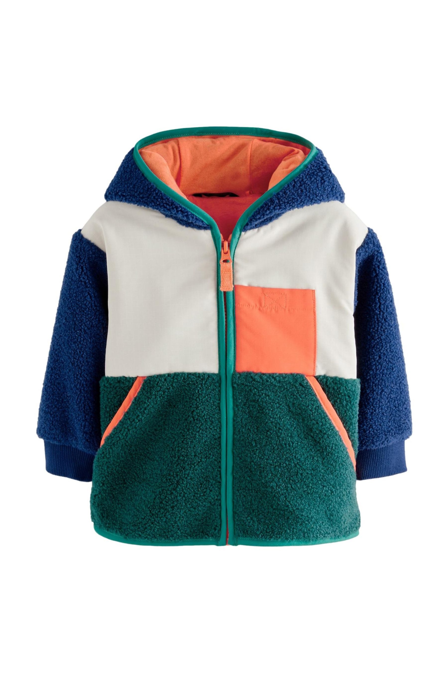 Next Fleecejacke Fleece-Kapuzenjacke mit Reißverschluss (1-St)