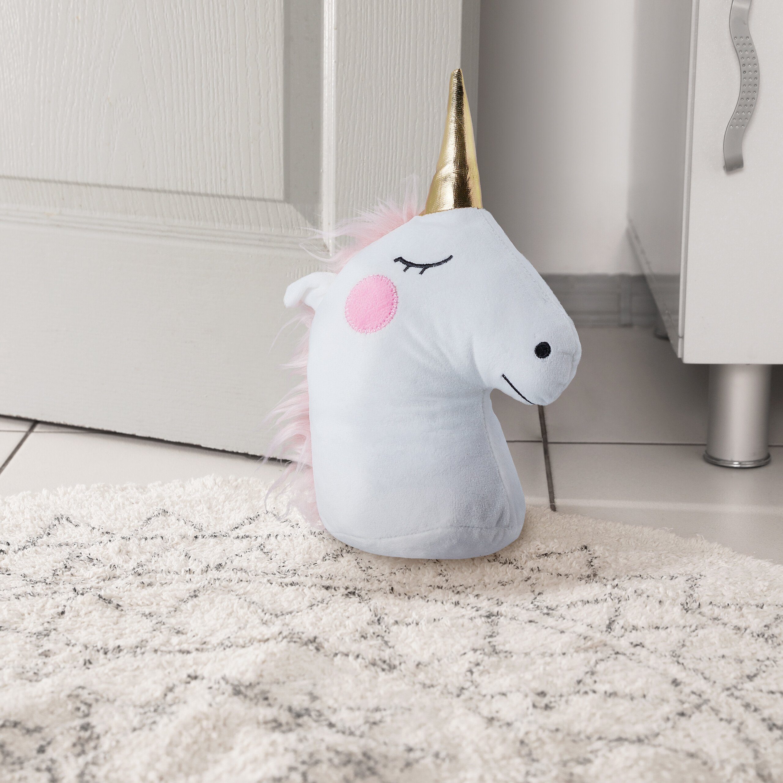 relaxdays Türstopper Einhorn Türstopper in Weiß günstig online kaufen