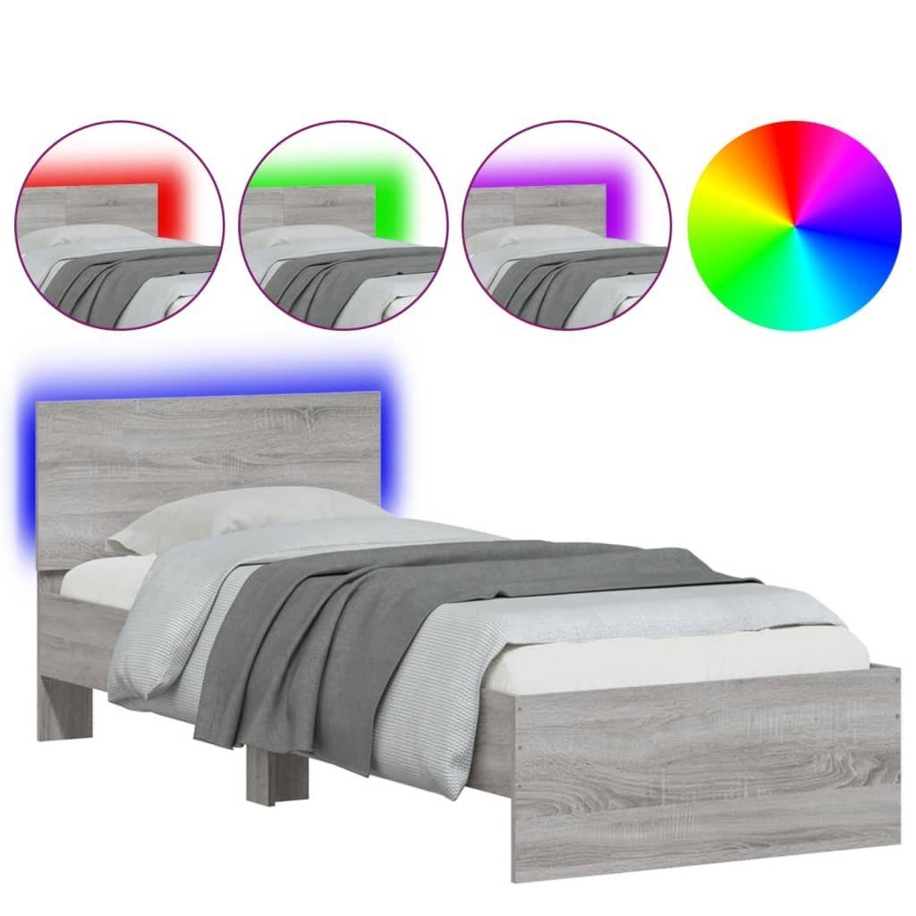 vidaXL Bett Bettgestell mit Kopfteil und günstig online kaufen