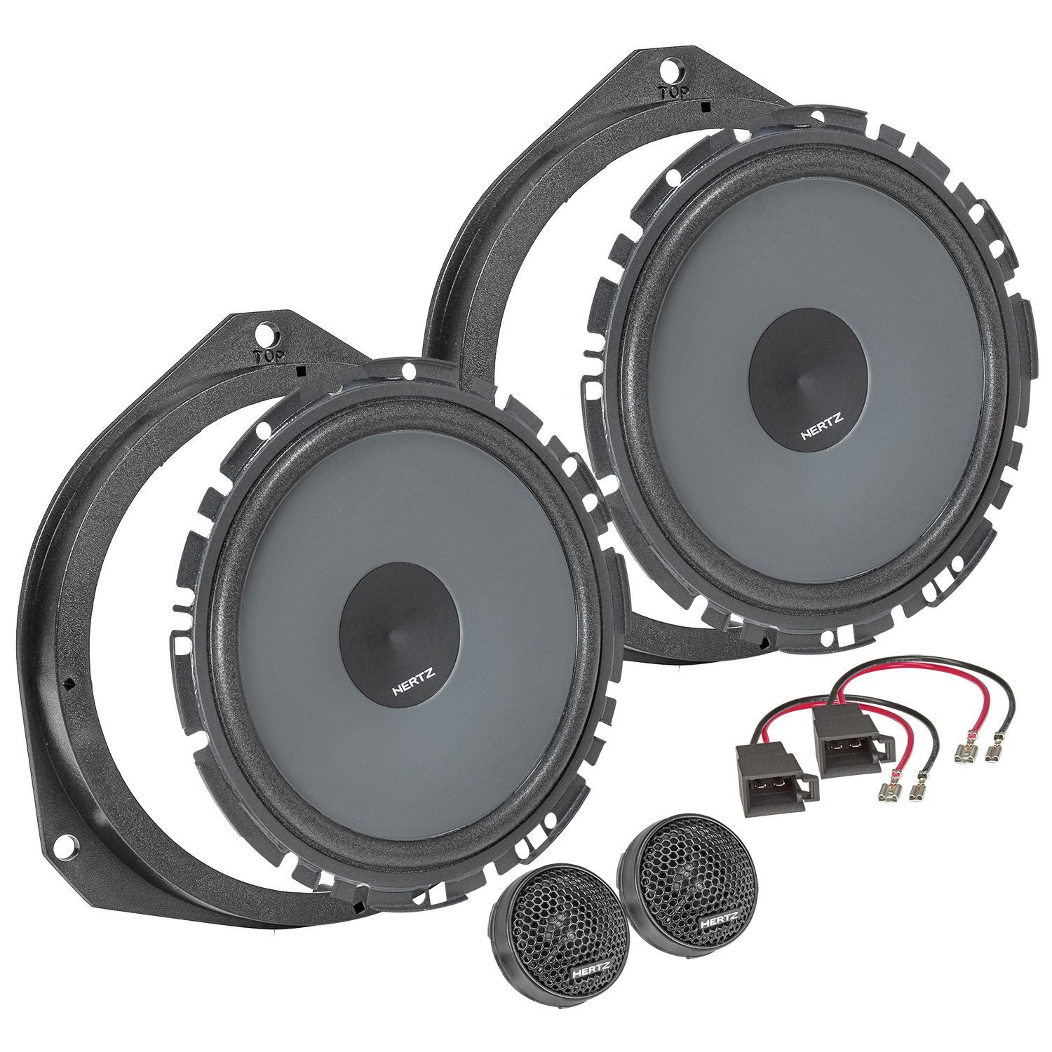tomzz Audio Hertz K 170 Satz passt für Opel Astra H Corsa D Corsa E 165mm Compo Auto-Lautsprecher