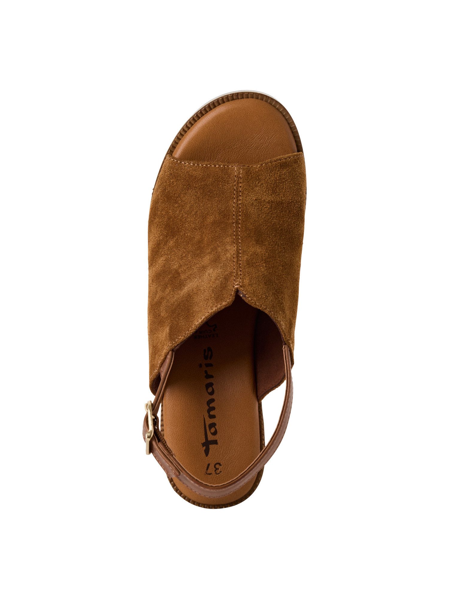 Tamaris TOUCH-IT aus Leder Blockabsatz 1-28304-44 Sandalette TOUCH-IT