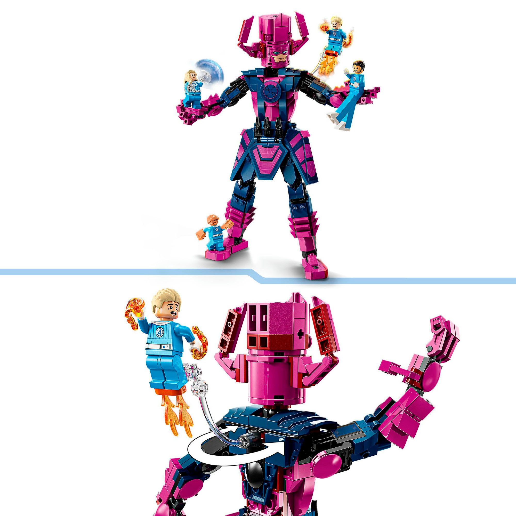 LEGO® Fantastic Four vs. Galactus Baufigur (76316), LEGO Super Heroes Konstruktionsspielsteine, (427 St), Made in Europe – Bild 4 von 5