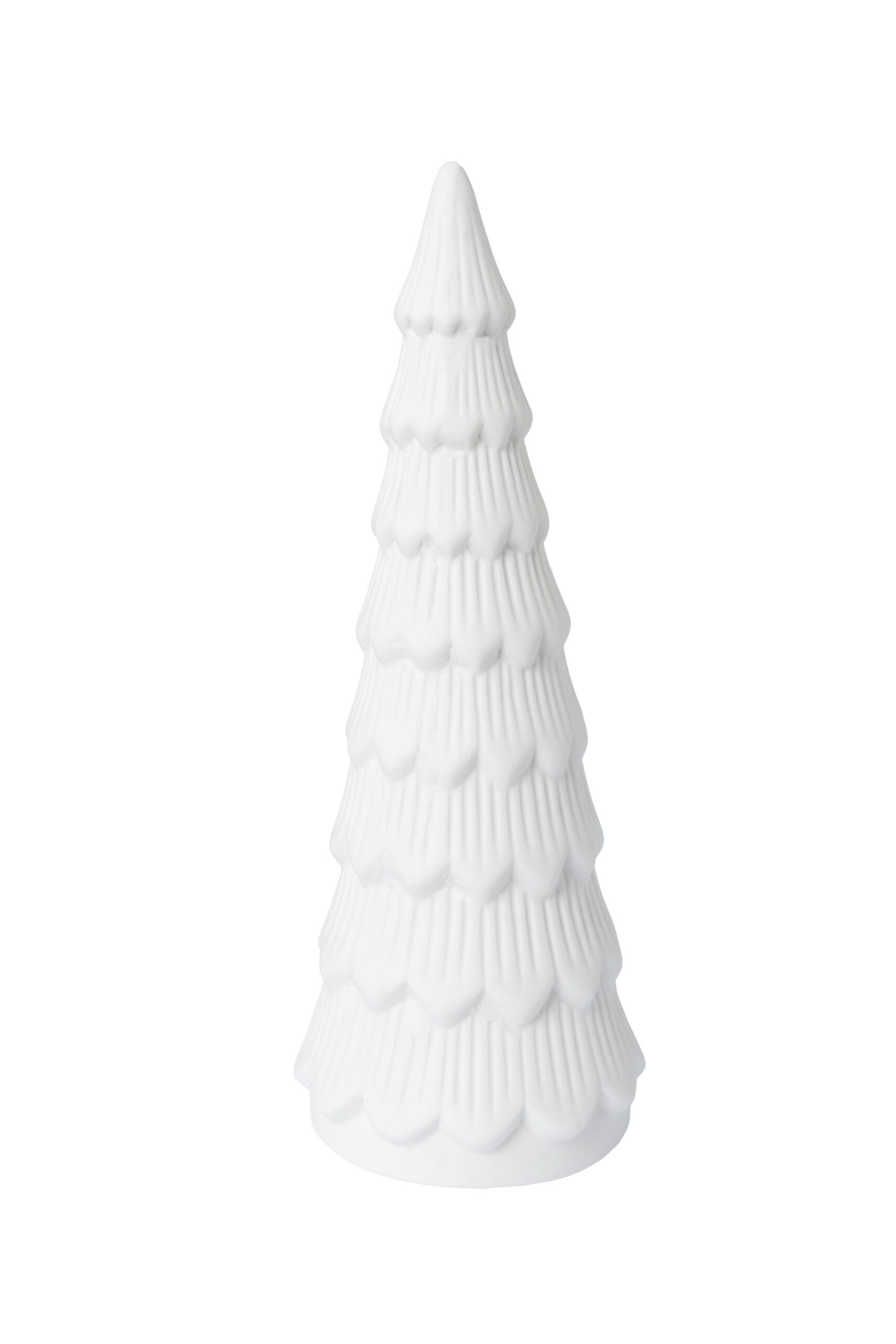 Storefactory Scandinavia Dekoobjekt Tannenbaum GRANBACKEN L weiß, 7x20cm