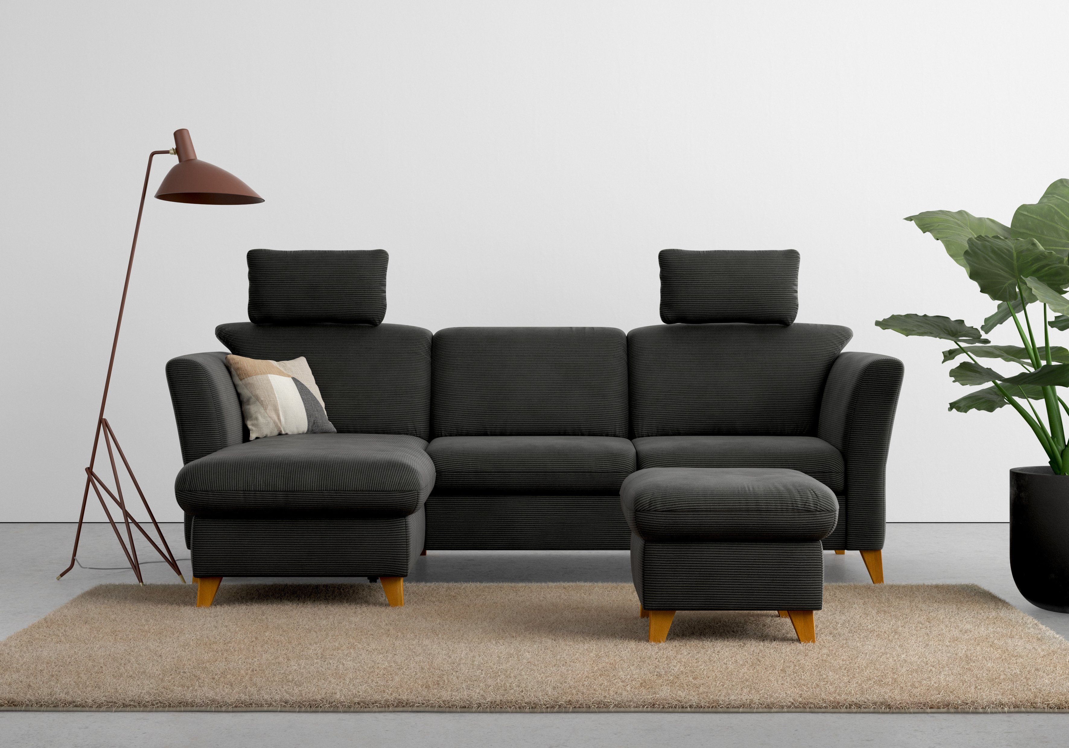 Home affaire Ecksofa Trelleborg L-Form, wahlweise günstig online kaufen