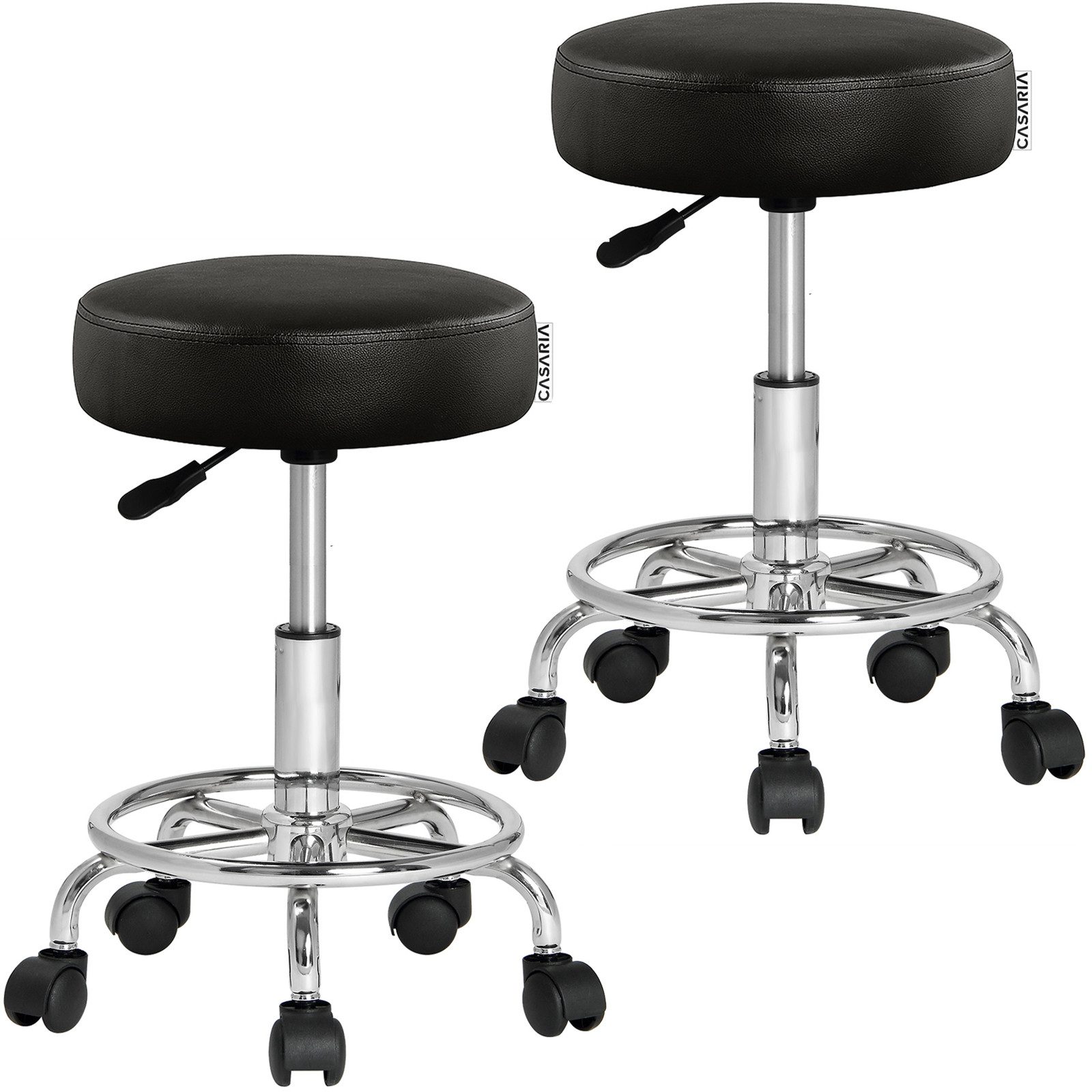 Casaria Drehhocker, 2er Set Höhenverstellbar 10cm günstig online kaufen