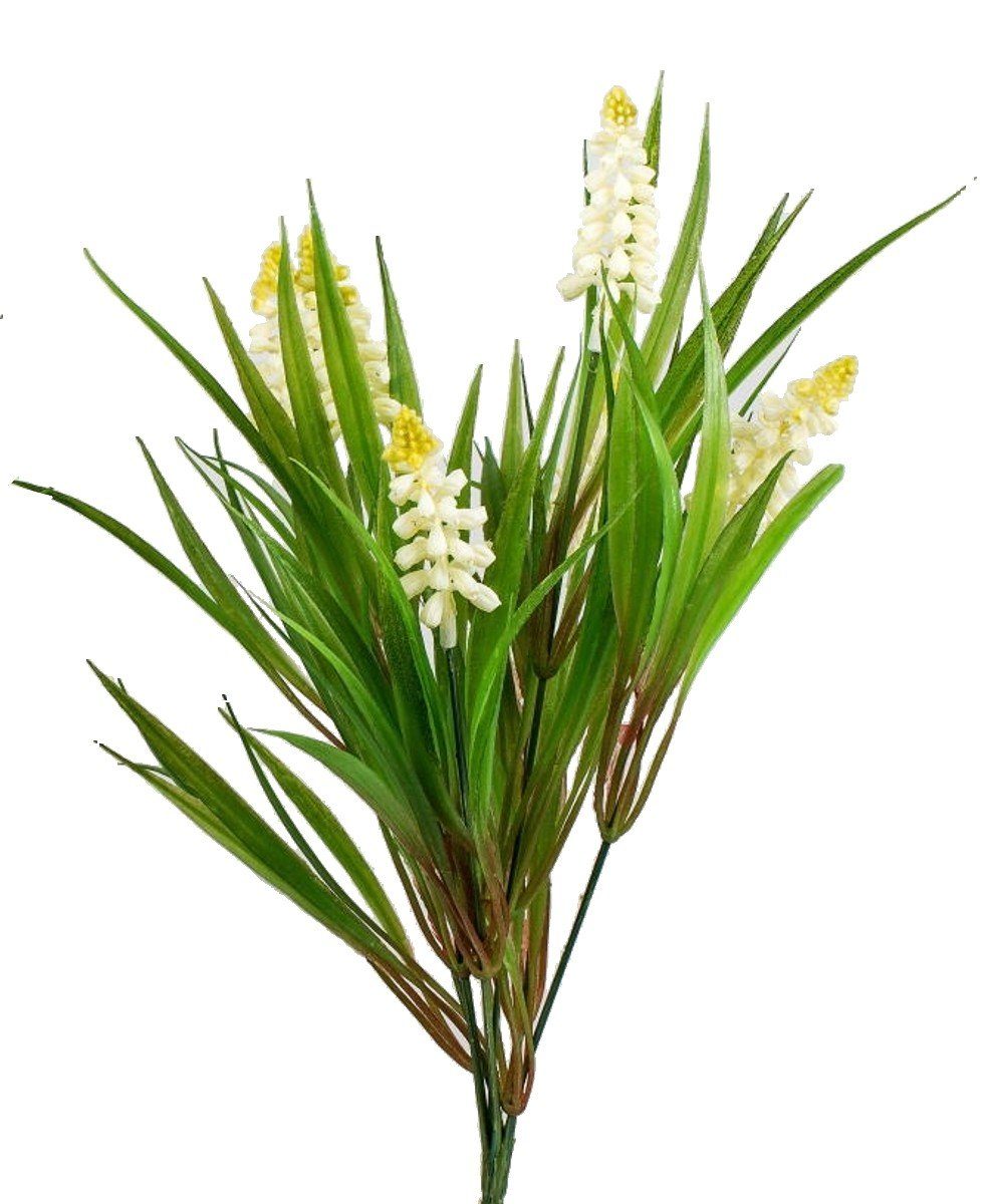 34 Höhe Kunstpflanze, stellen, cm formano zum cm weiß Kunstblume formano, 16 gelb Dekohyazinthe