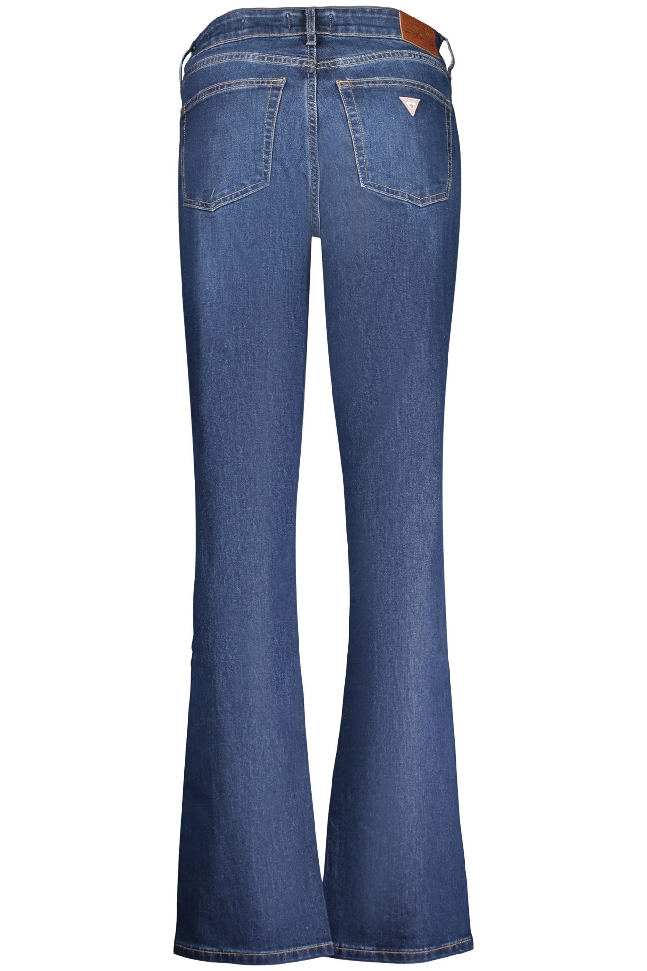 GUESS JEANS 5-Pocket-Jeans Damen Jeans Blau - Mittlere Taille, Gerade Passform, 5 Taschen