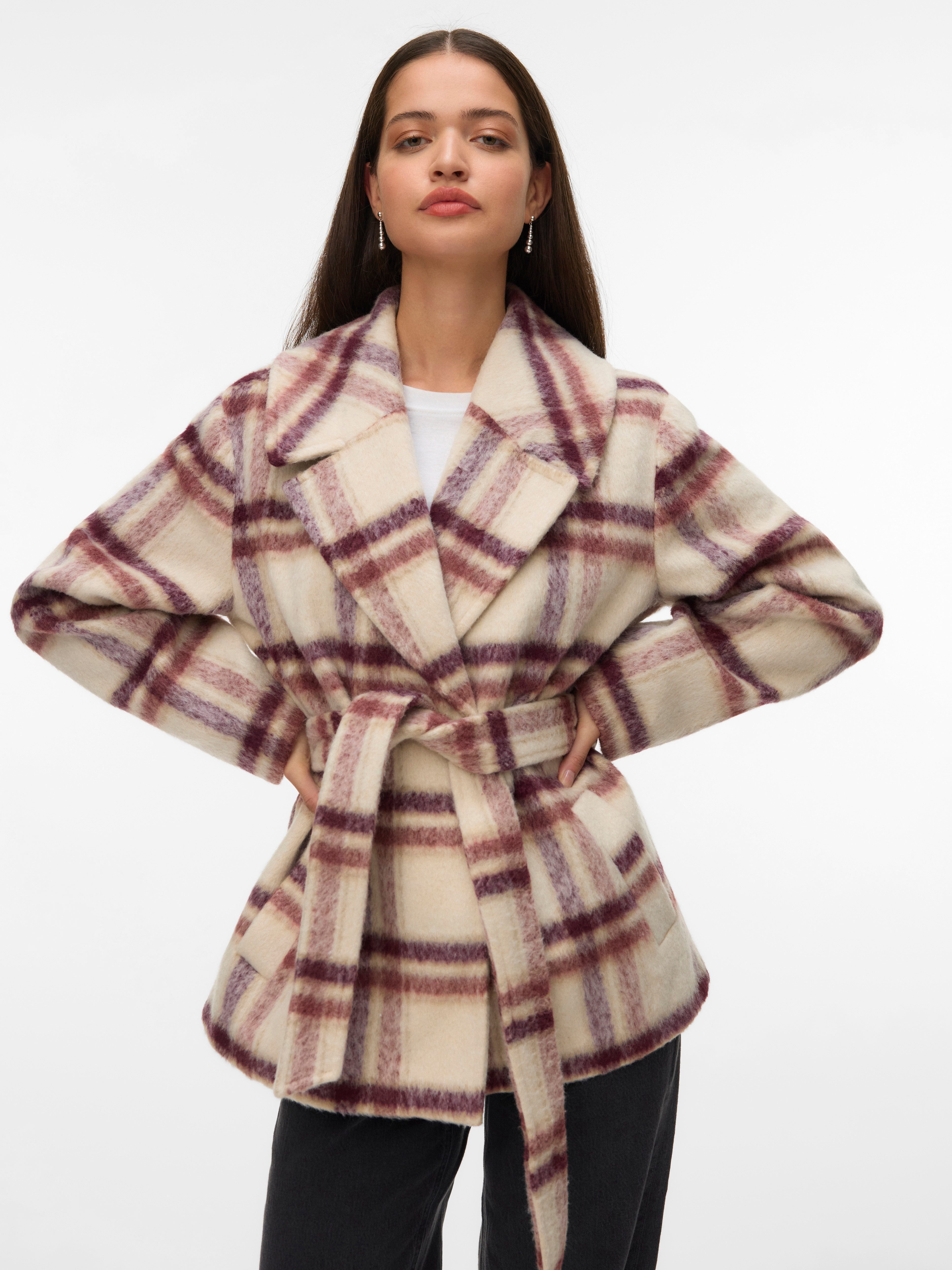 Vero Moda Kurzjacke VMVERA SHIRLEY CHECK günstig online kaufen