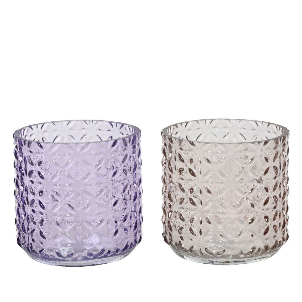 Decoris season decorations Dekofigur Настольные лампы - mit Struktur - aus Glas - ca. Ø 8 x 7,5 cm - 1 Stück