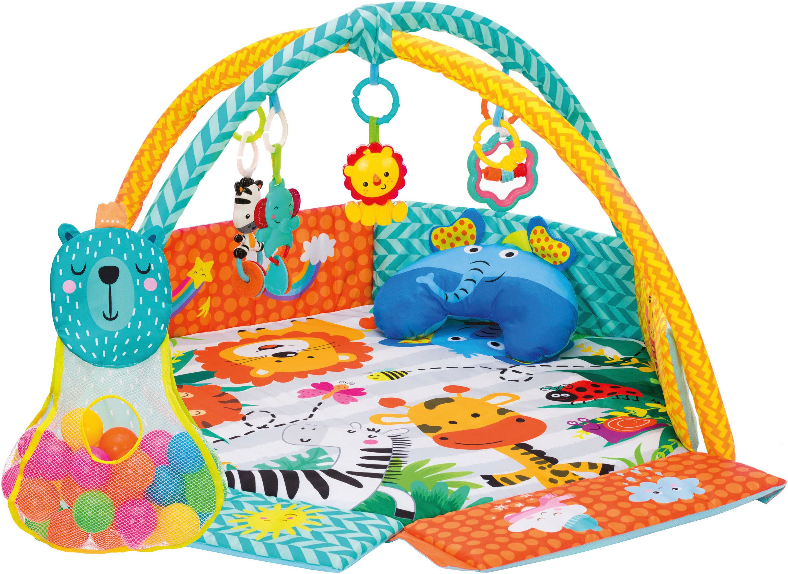 Fillikid Spielbogen Aktivbogen - Spielematte mit Bällen, bunt