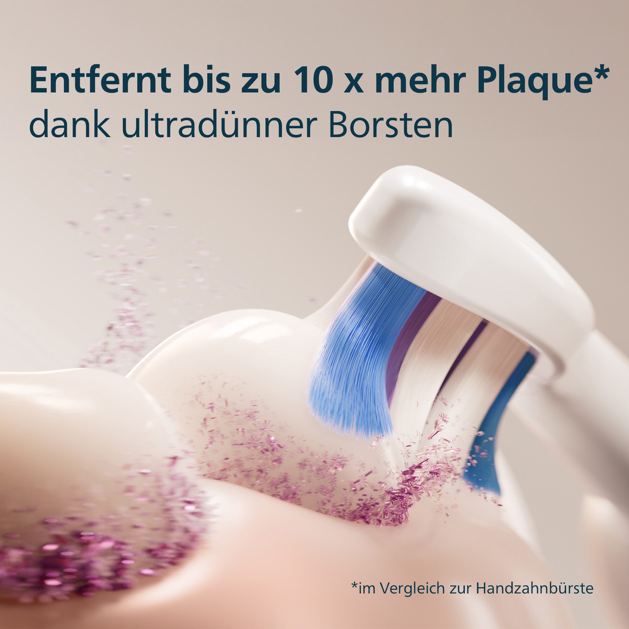 Philips Sonicare Aufsteckbürsten S Sensitive, für empfindliche Zähne und Zahnfleisch, für jedes Sonicare Handstück