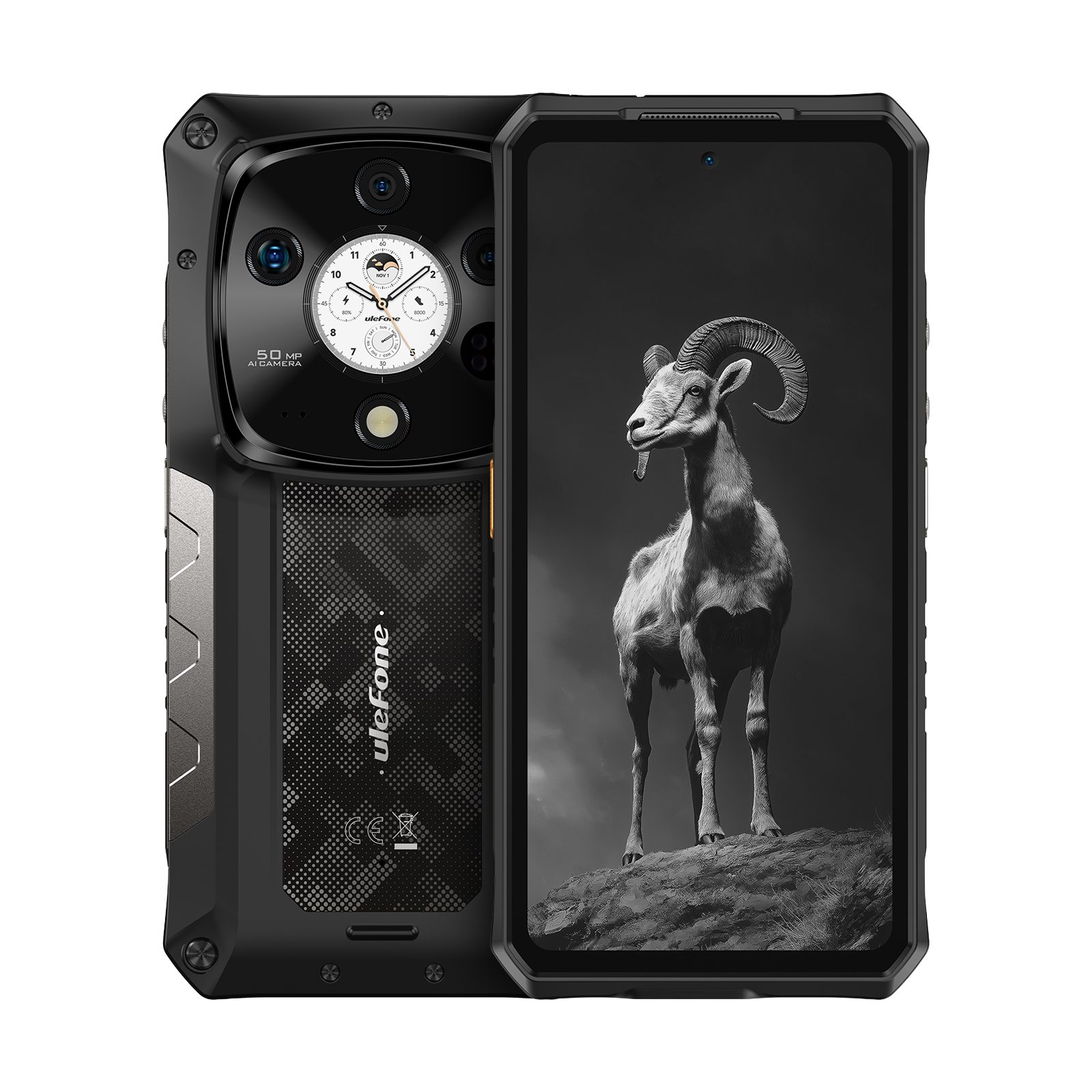 Ulefone Armor 28 Pro Outdoor Smartphone Rugged Smartphone (512 GB Speicherplatz, 5G, robust, 2 AMOLED Displays)