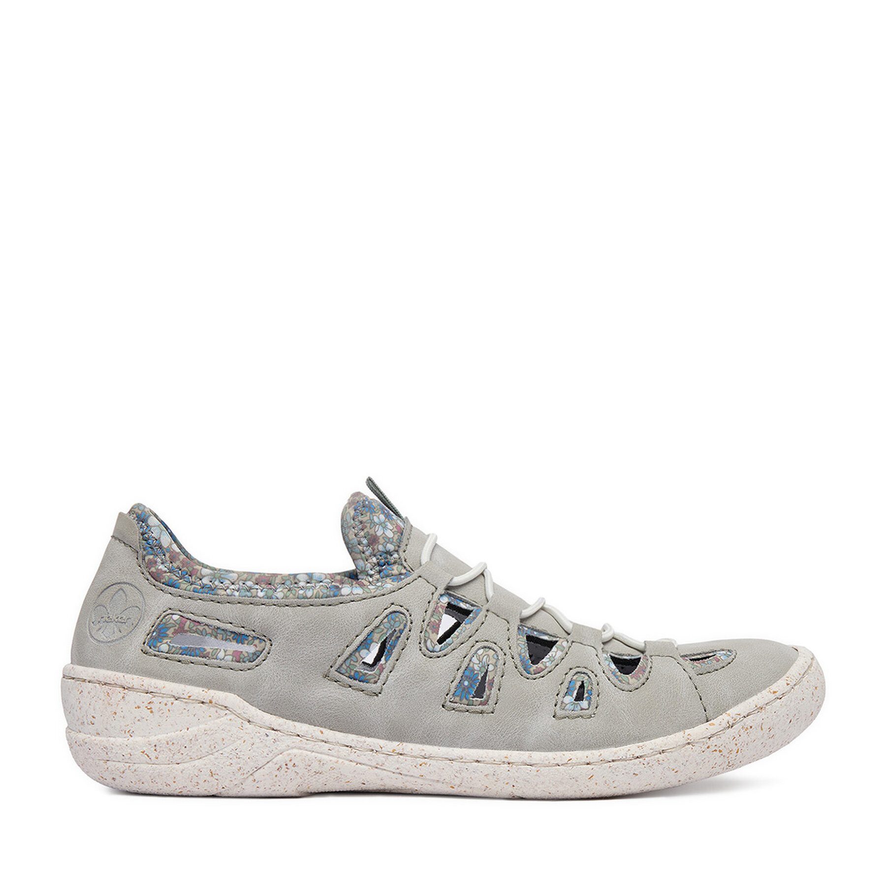 Rieker Rieker Damen-Sneaker, niedrig, Grau, 54551-41 Stiefel