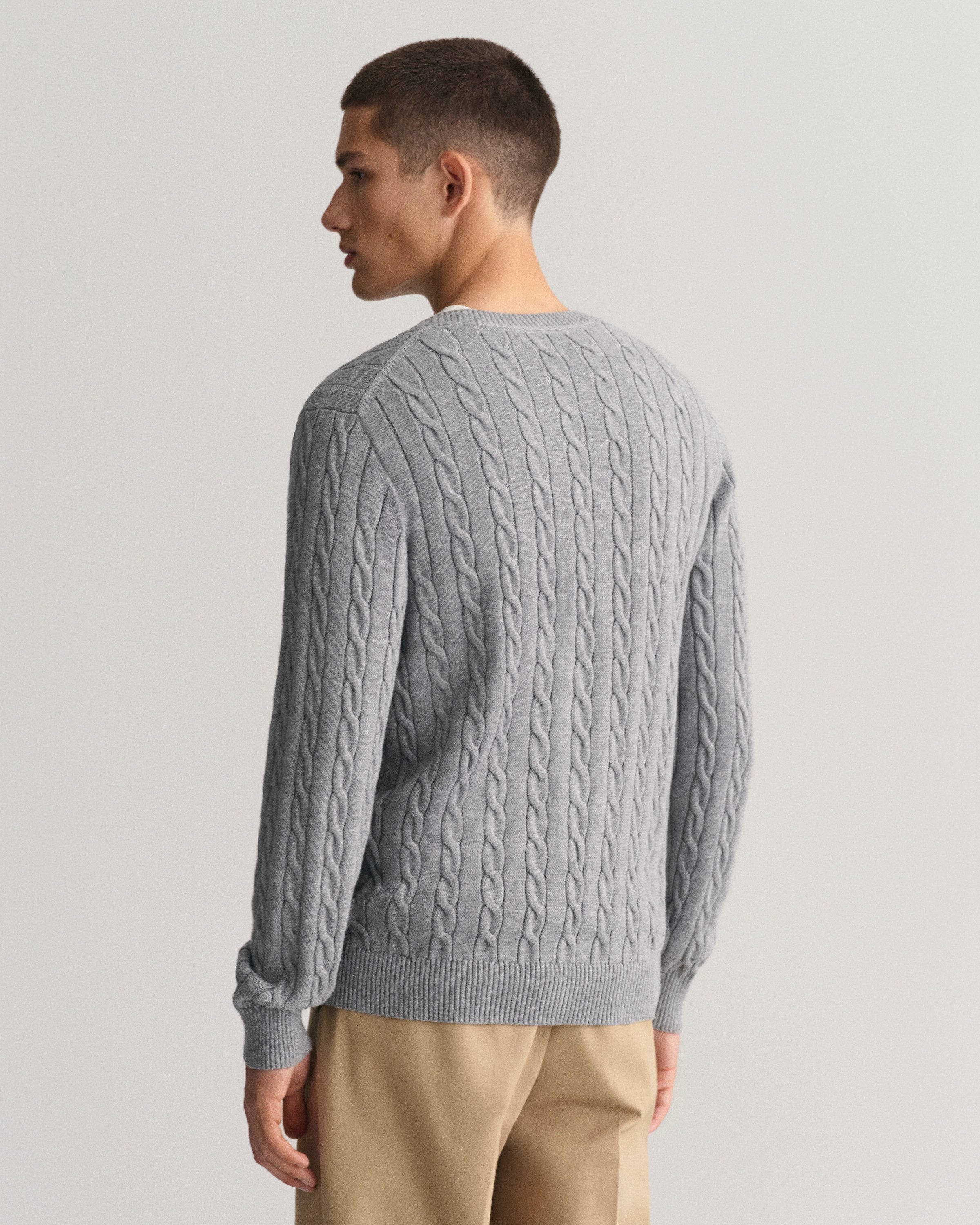 Gant Strickpullover COTTON CABLE C-NECK mit günstig online kaufen