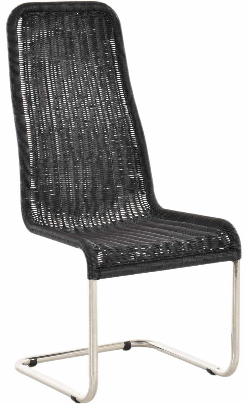 Krines Home Esszimmerstuhl Rattan Schwingstuhl Esszimmer Rattan Schwinger Stühle ohne Armlehne, Stühle ohne Armlehne Hohe Rückenlehne