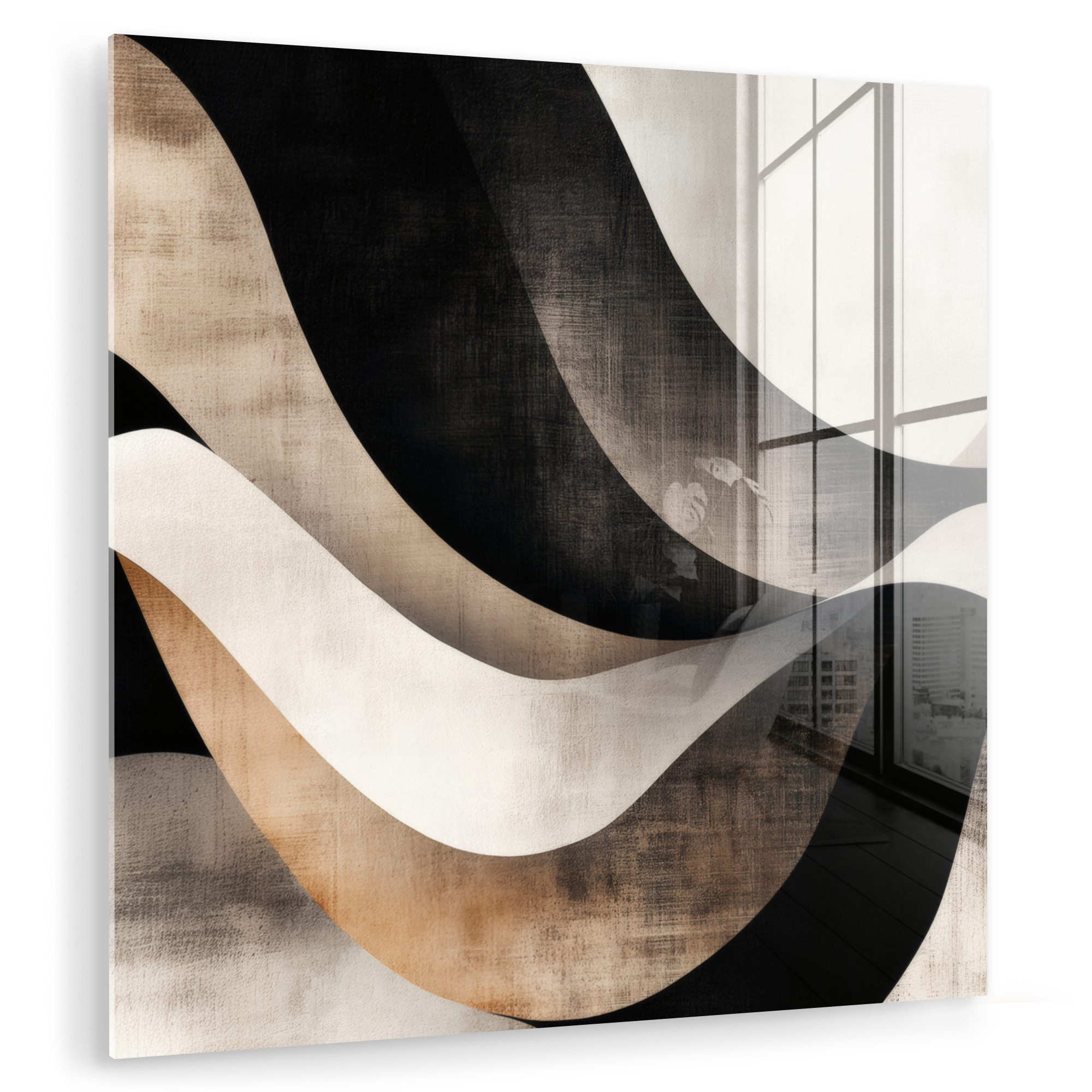 MuchoWow Acrylglasbild Abstrakt - Wellen - günstig online kaufen