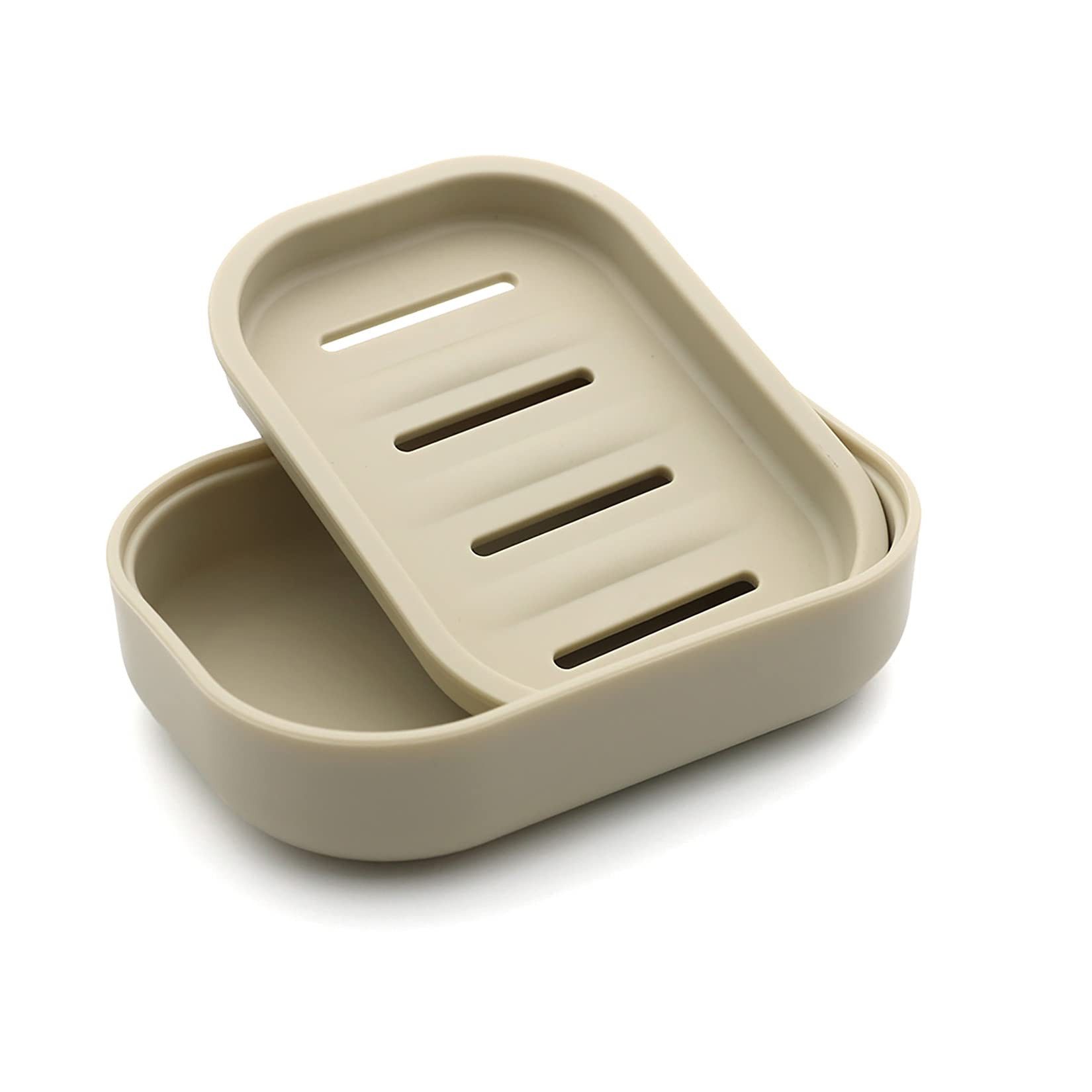 FOSMET Seifenablage Seifenablage Kunststoff – Praktischer Seifenhalter für Badezimmer