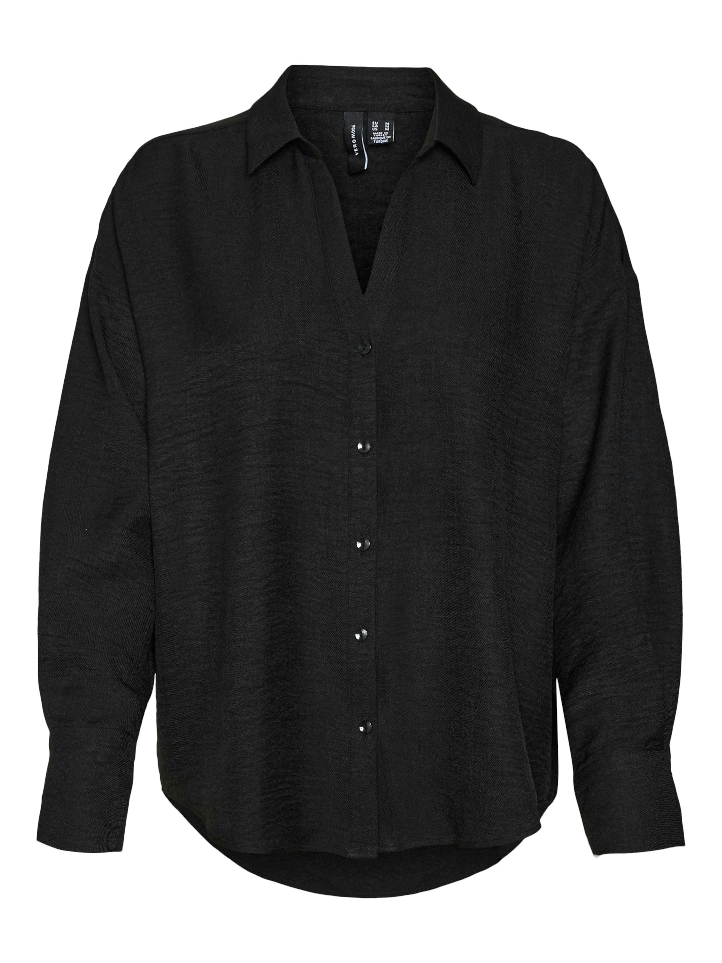 Langarmbluse VMMELANEY QUEENY LS SHIRT WVN NOOS