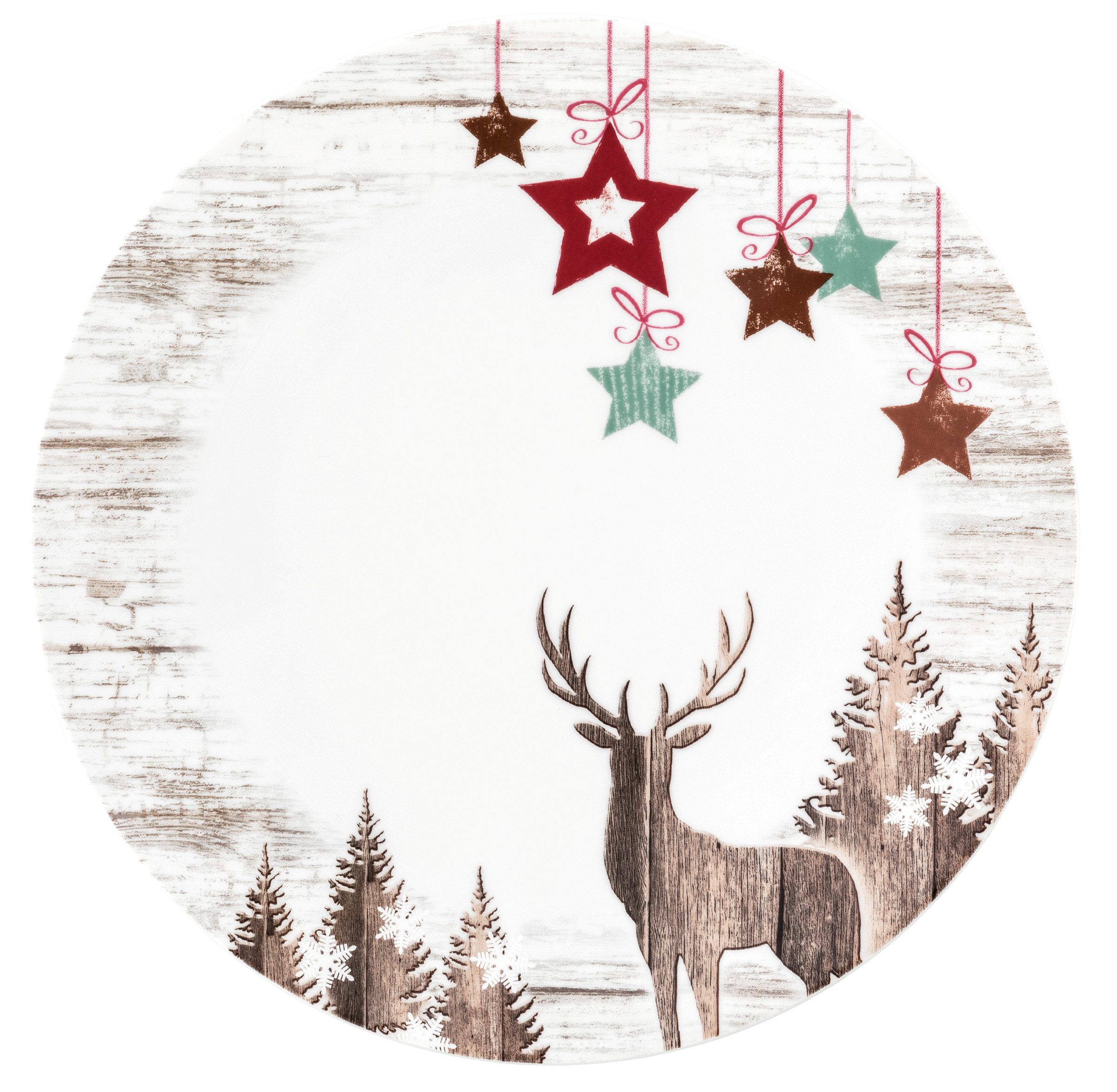 Seltmann Weiden Speiseteller Life Christmas, (1 St), Teller rund 28 cm