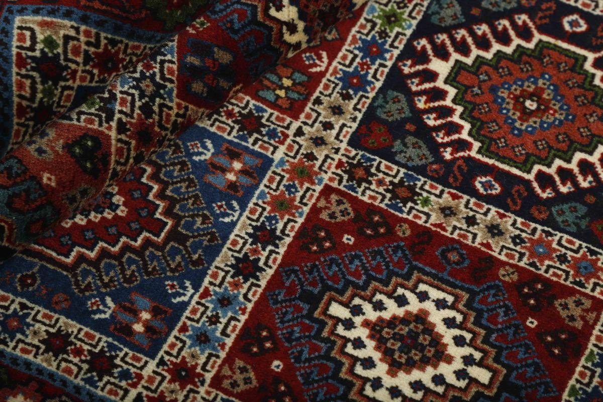 Orientteppich Yalameh 101x145 Handgeknüpfter rechteckig, Nain Perserteppich, Orientteppich Höhe: 12 / mm Trading