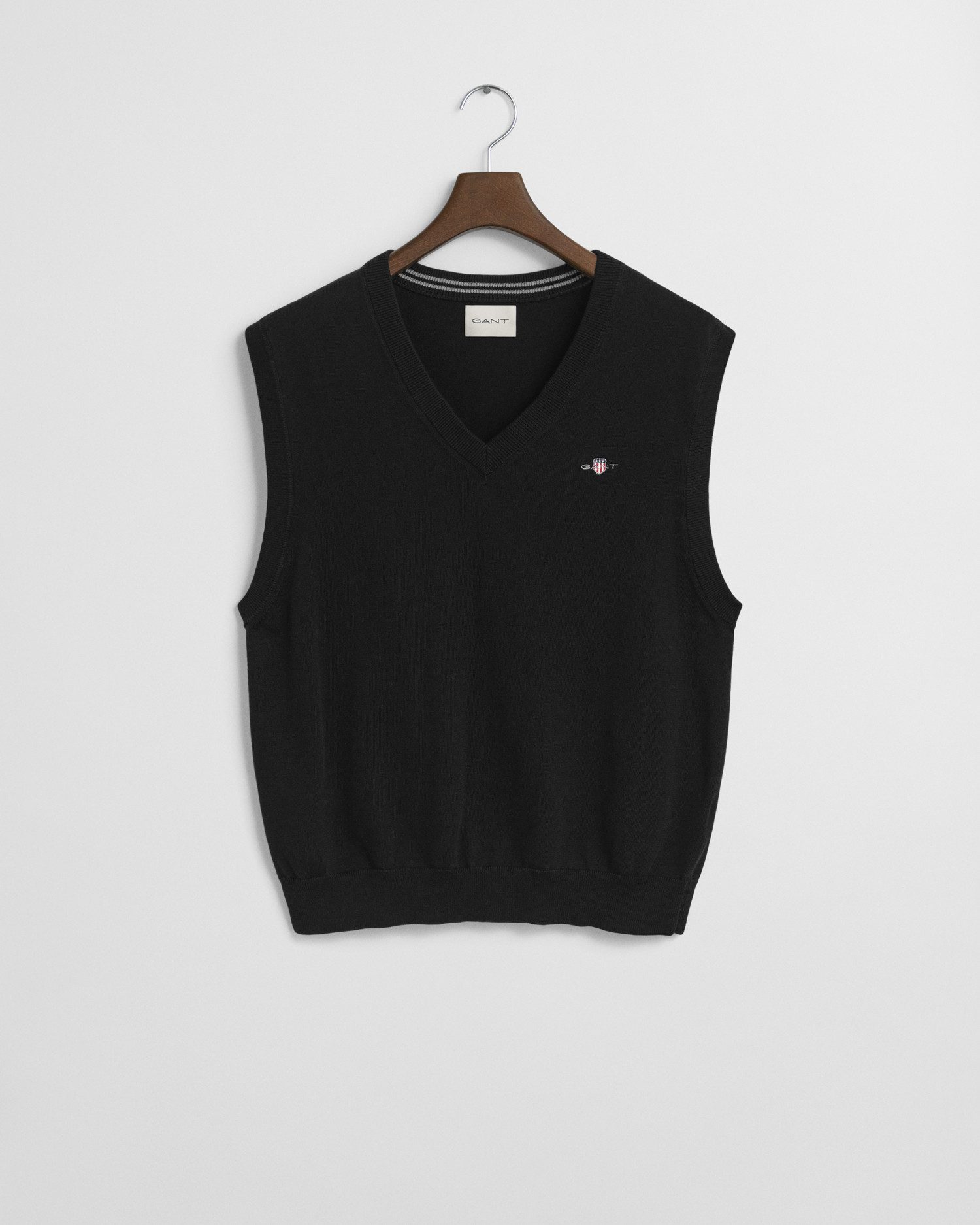Gant С коротким рукавом CLASSIC COTTON VEST V-Ausschnitt, regular fit