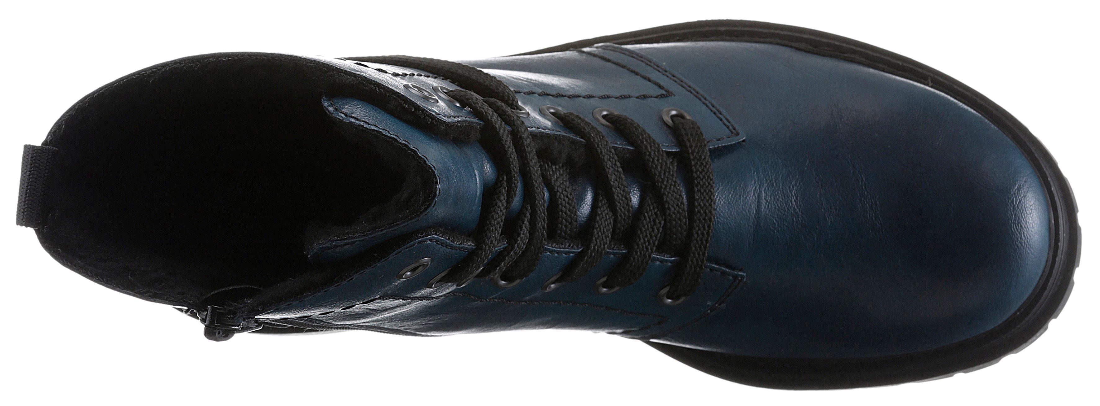 Rieker Winterstiefelette mit schaftumspielender Schnürung