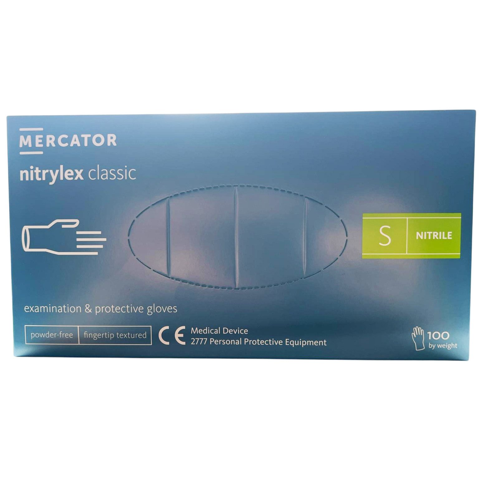 MERCATOR MEDICAL Nitril-Handschuhe Nitril Перчатки nitrylex classic blau (100er Box)