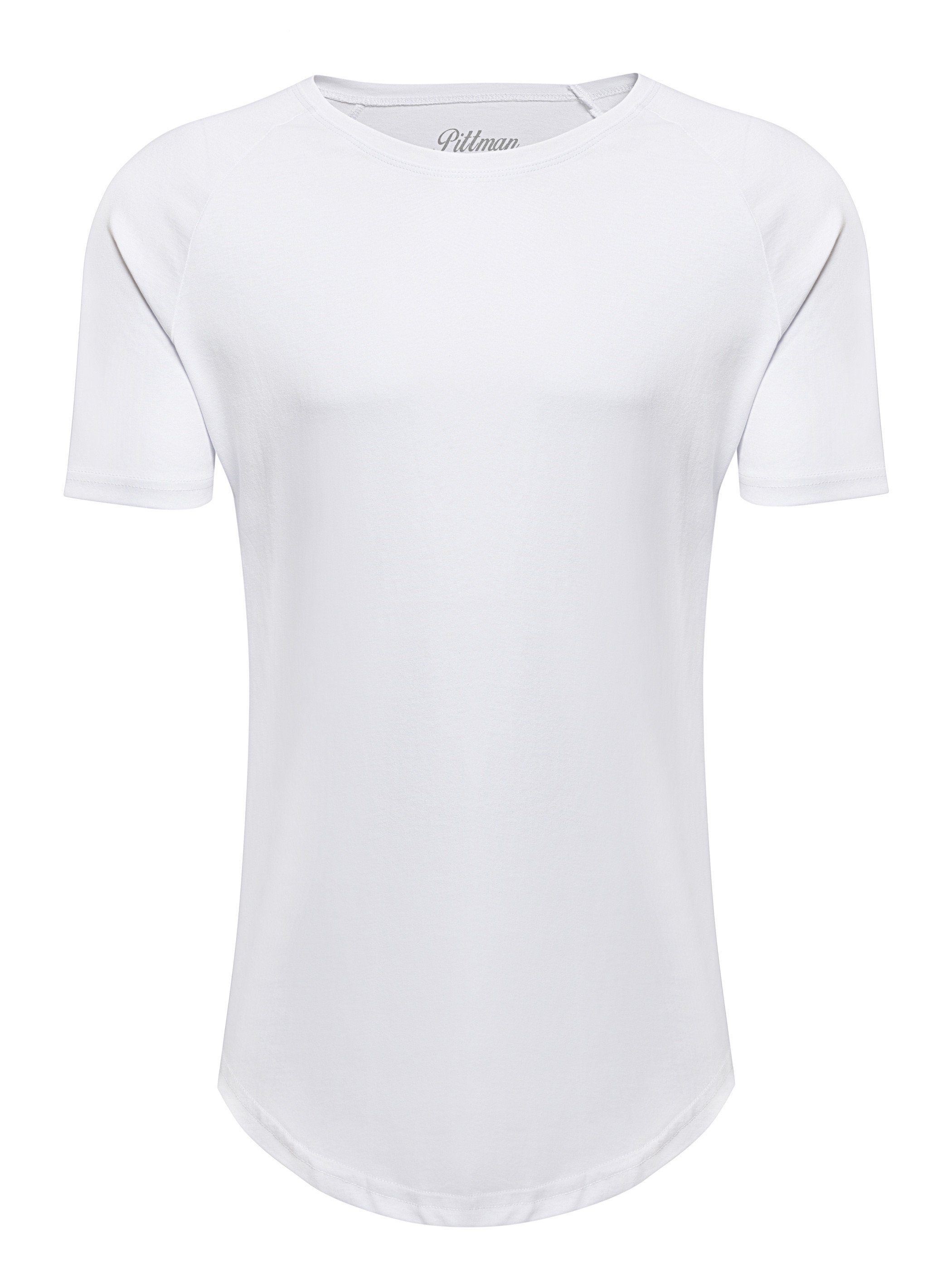 Pittman T-Shirt 3-Pack Herren T-Shirt Finn (Set, 3er-Pack) Oversize Rundhals T-Shirt