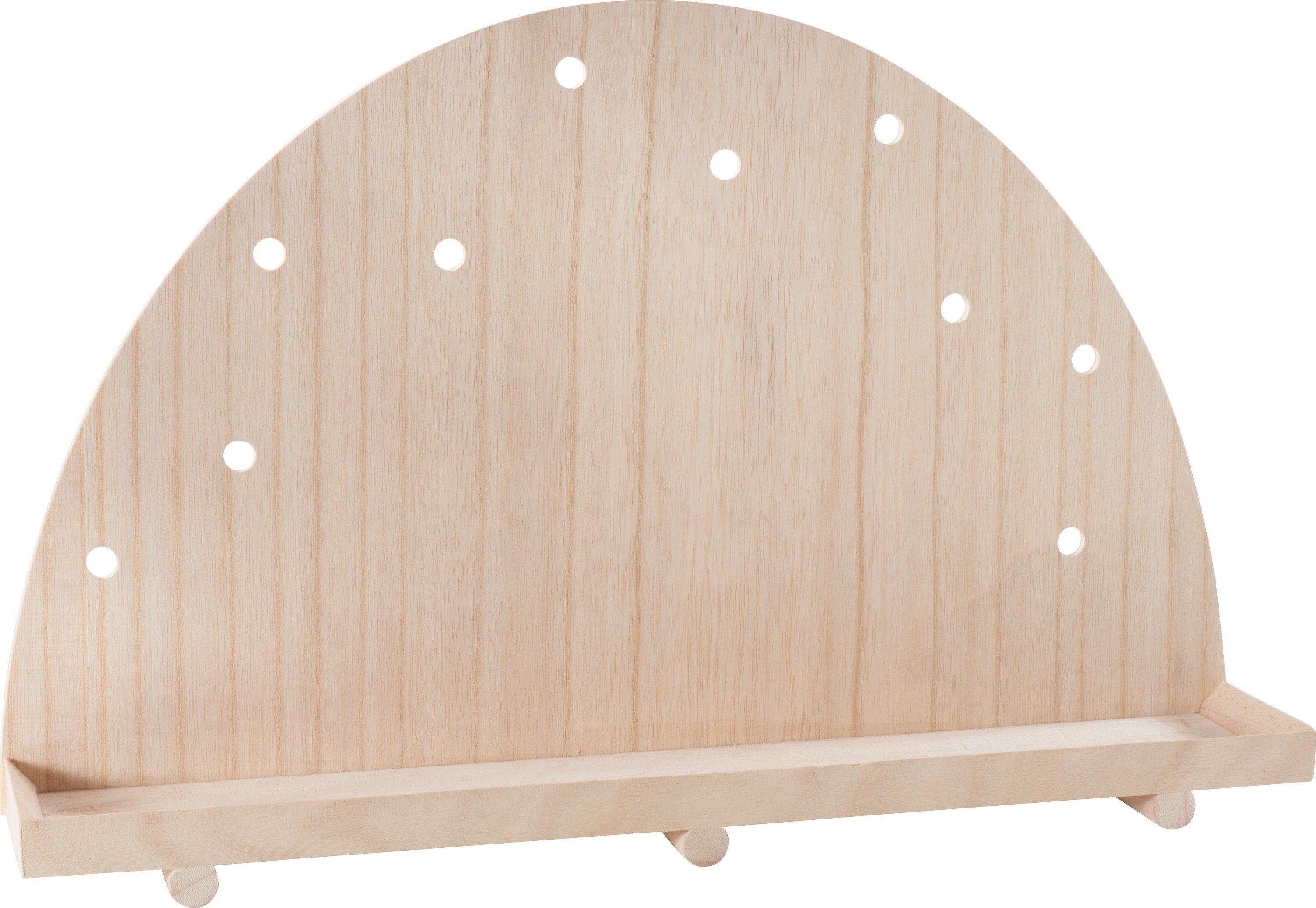 VBS Weihnachtspyramide Lichterbogen für 10er Lichterkette, 42 cm x 25,5 cm