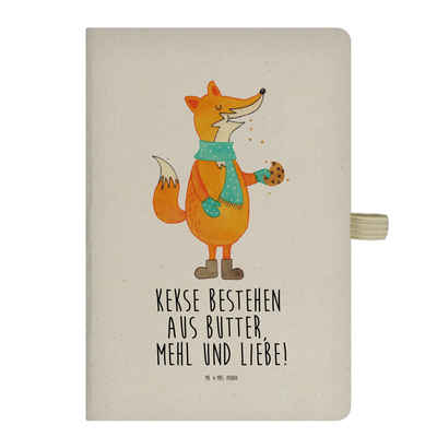 Mr. & Mrs. Panda Notizbuch Fuchs Keks - Transparent - Geschenk, Schreibheft, Notizen, Kladde, ka Mr. & Mrs. Panda, Edel bedruckt