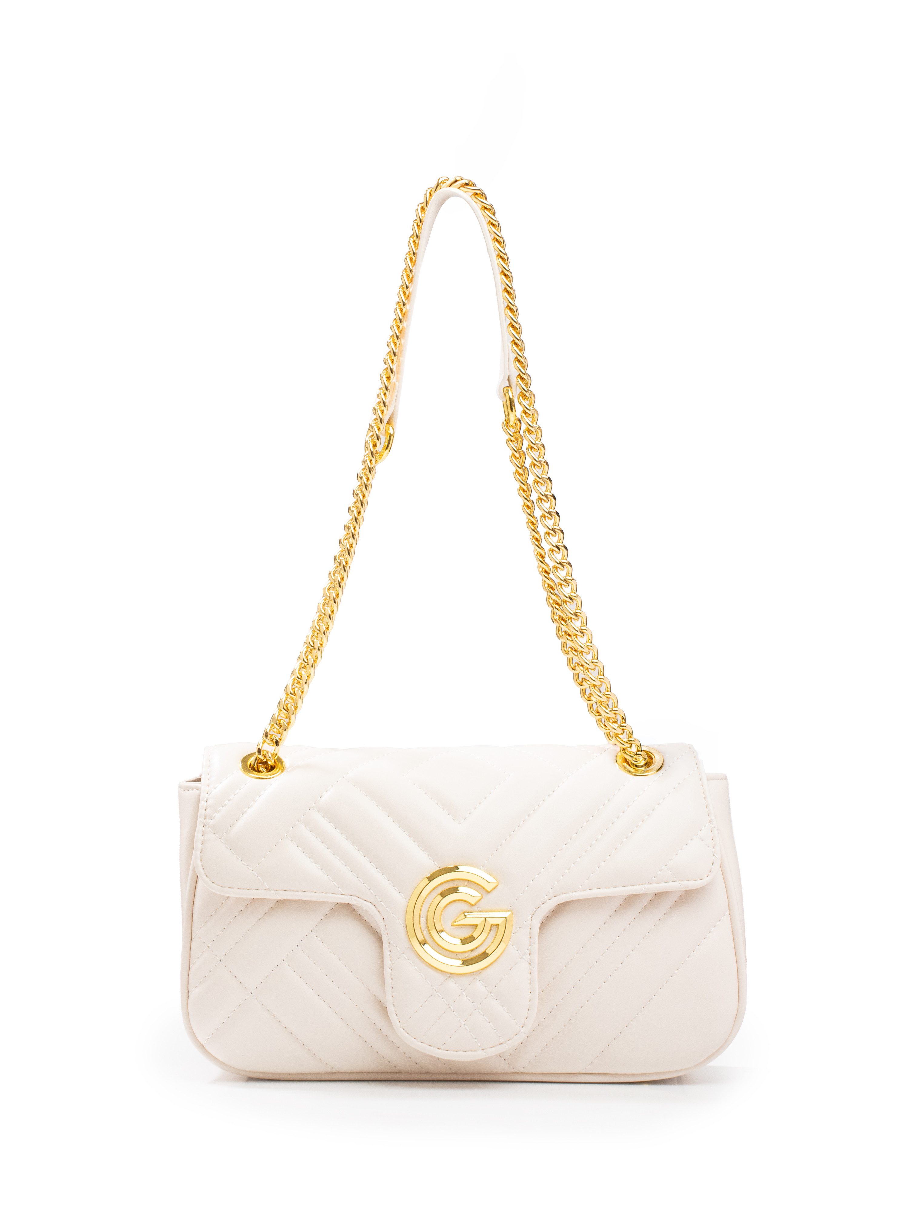 GABRIELLA G By Gabriella Gucci Umhängetasche CINDY, Damen Umhängetasche, Handtasche, Tragetasche mit Logoverzierung