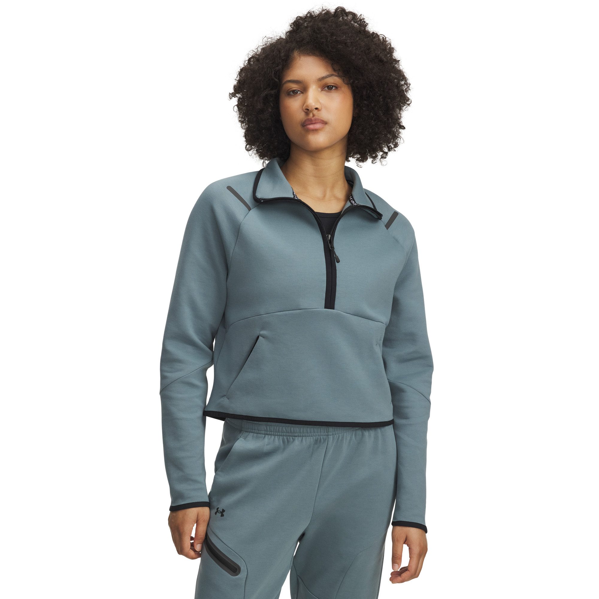 Under Armour® Langarmshirt Under Armour Damen Shirt UA Unstoppable Fleece 1/2 Zip 6003671