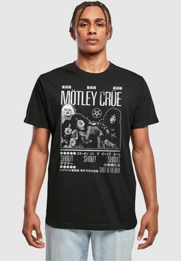 Merchcode T-Shirt Merchcode Herren Motley Crue - Tokyo Shout T-Shirt Round Neck (1-tlg)