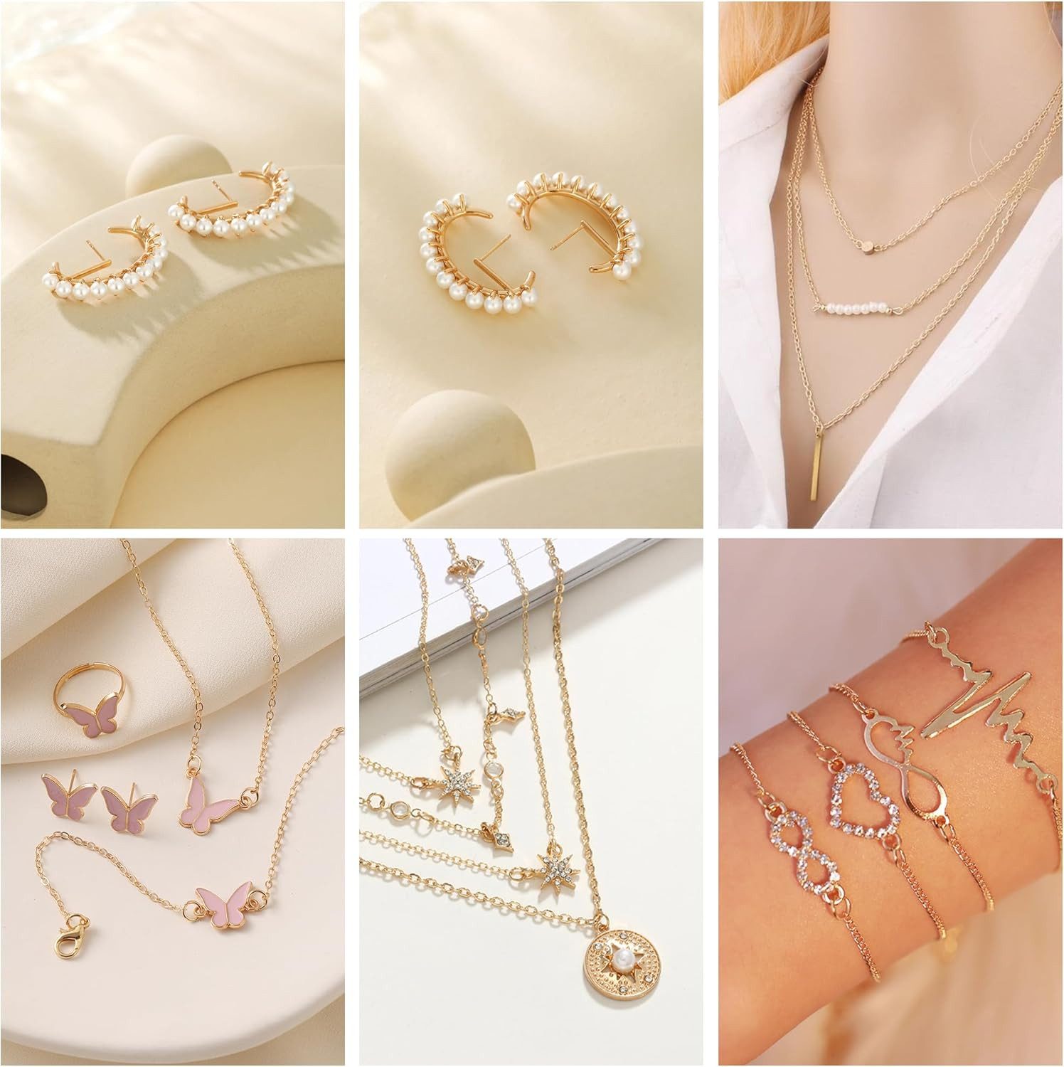 Coonoor Adventskalender Schmuck Adventskalender 2025, 24 Tage Weihnachten Countdown Kalender, Weihnachtskalender Geschenk für Teenager Frauen Mädchen